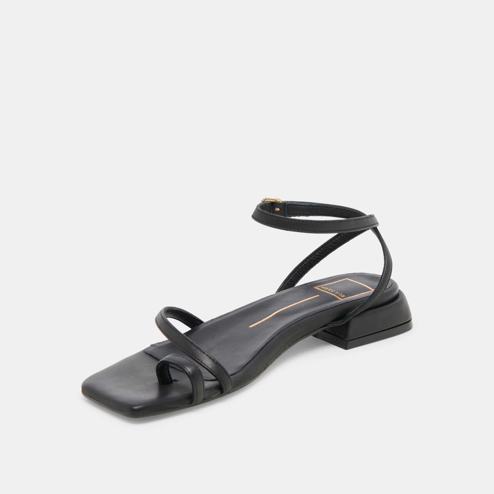 LEXI SANDALS BLACK LEATHER - Image 7