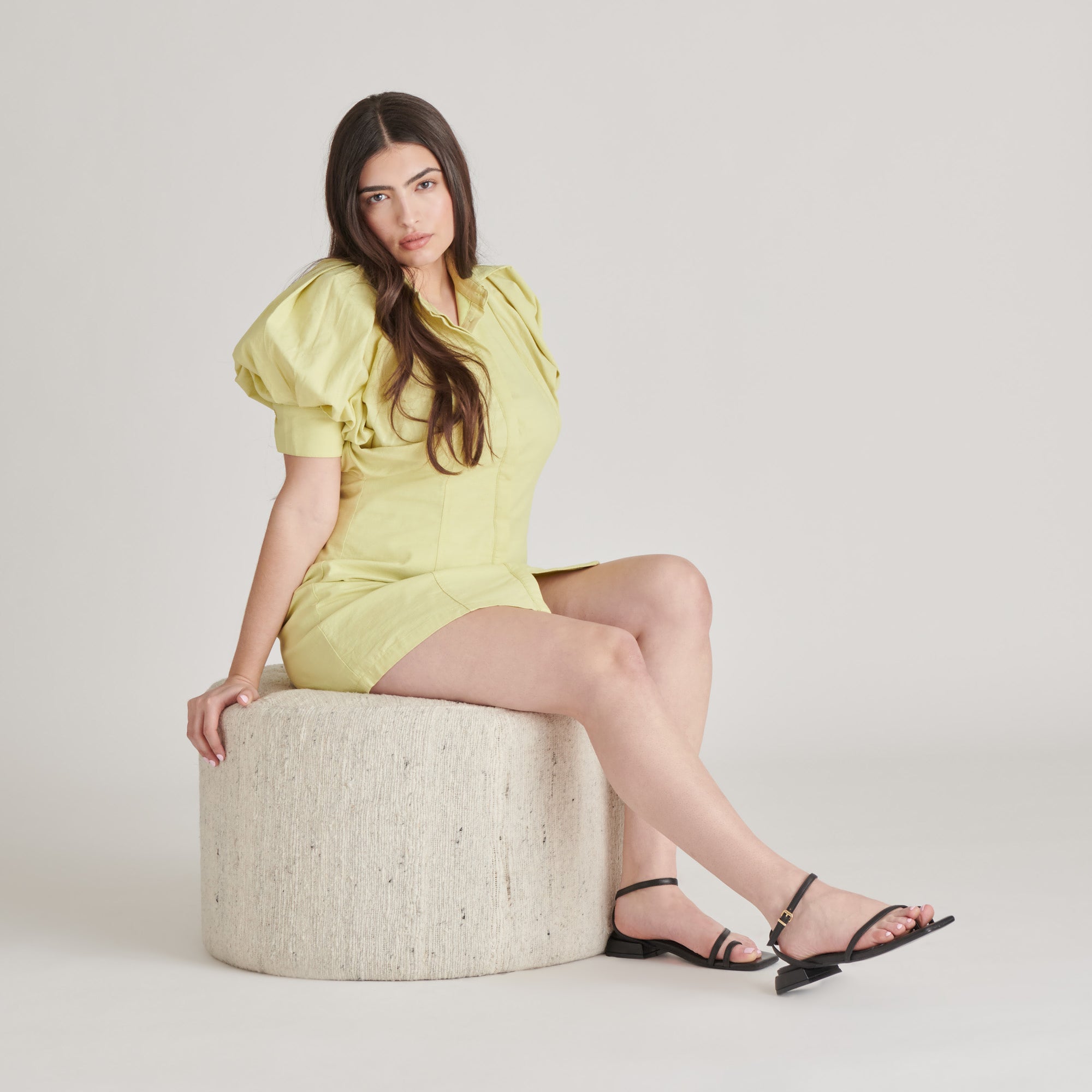 LEXI SANDALS BLACK LEATHER - Image 2