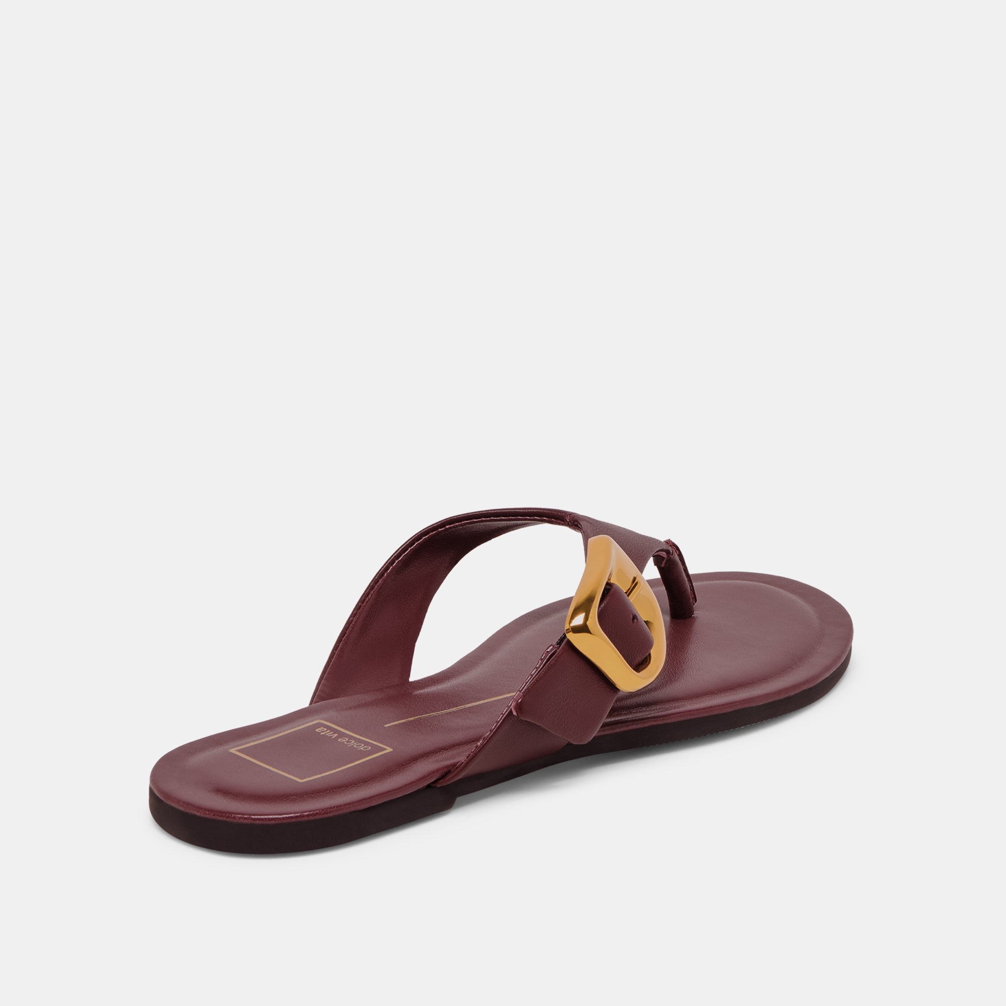 ROSSA SANDALS BURGUNDY LEATHER - Image 3