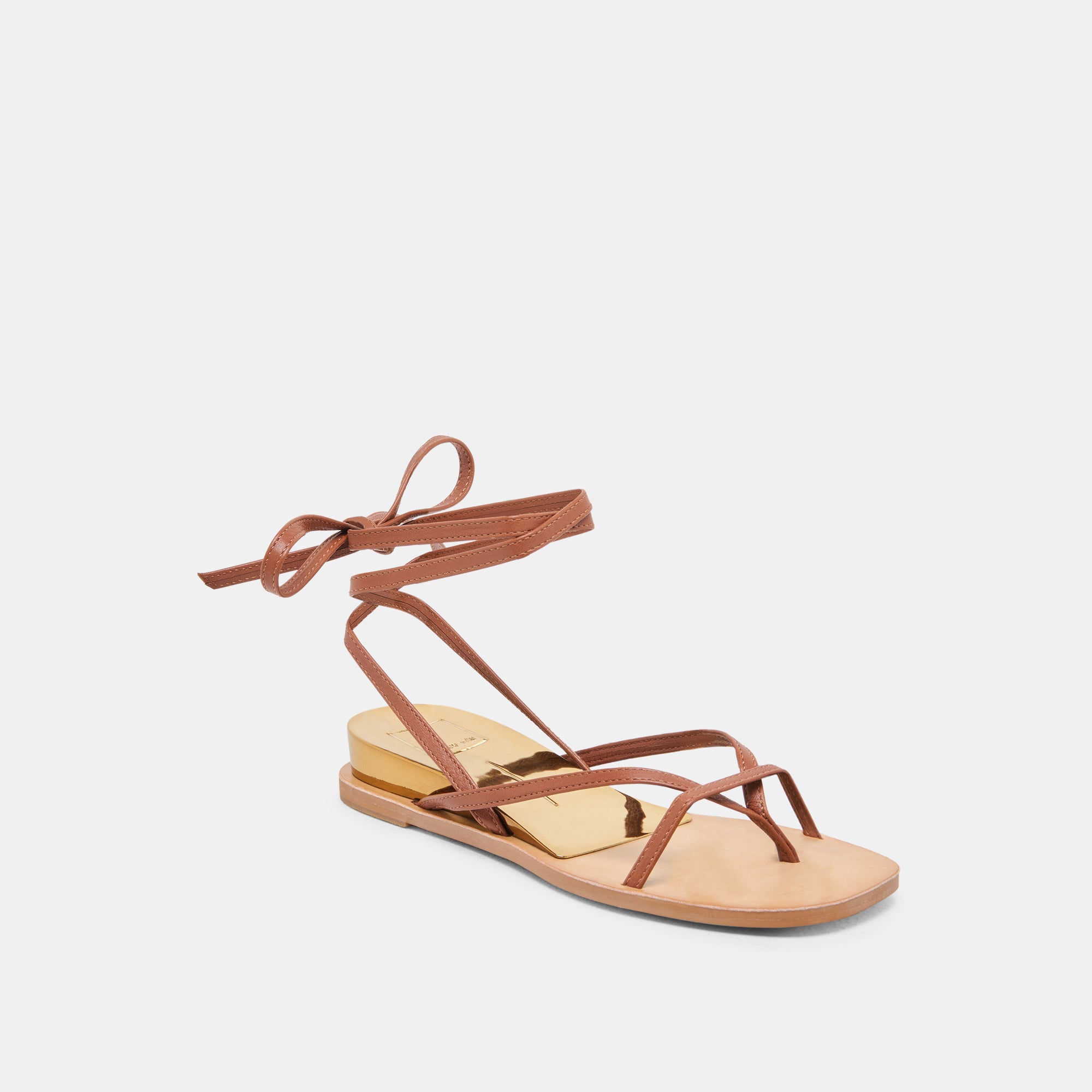 RUDIE SANDALS COGNAC LEATHER - Image 2