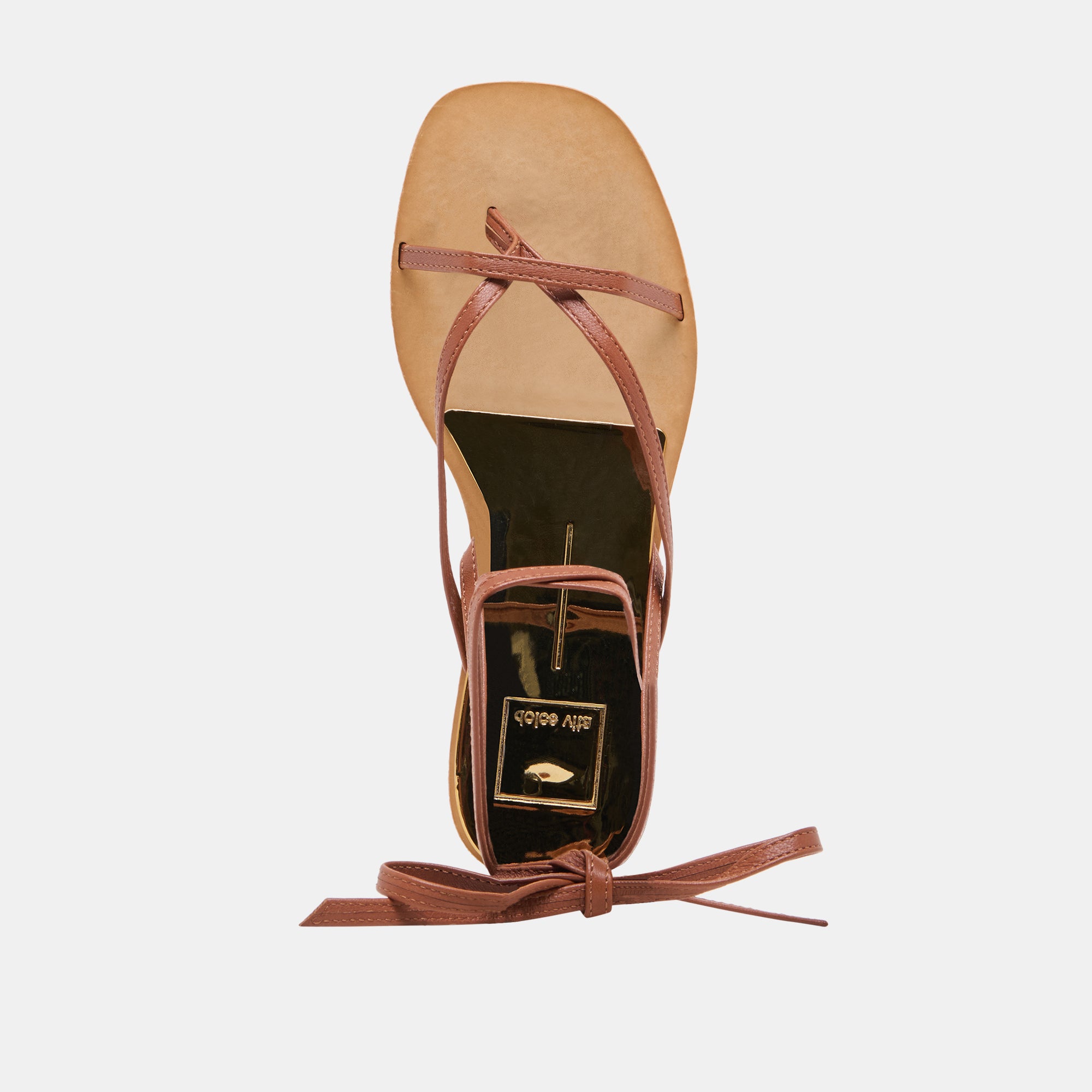 RUDIE SANDALS COGNAC LEATHER - Image 8