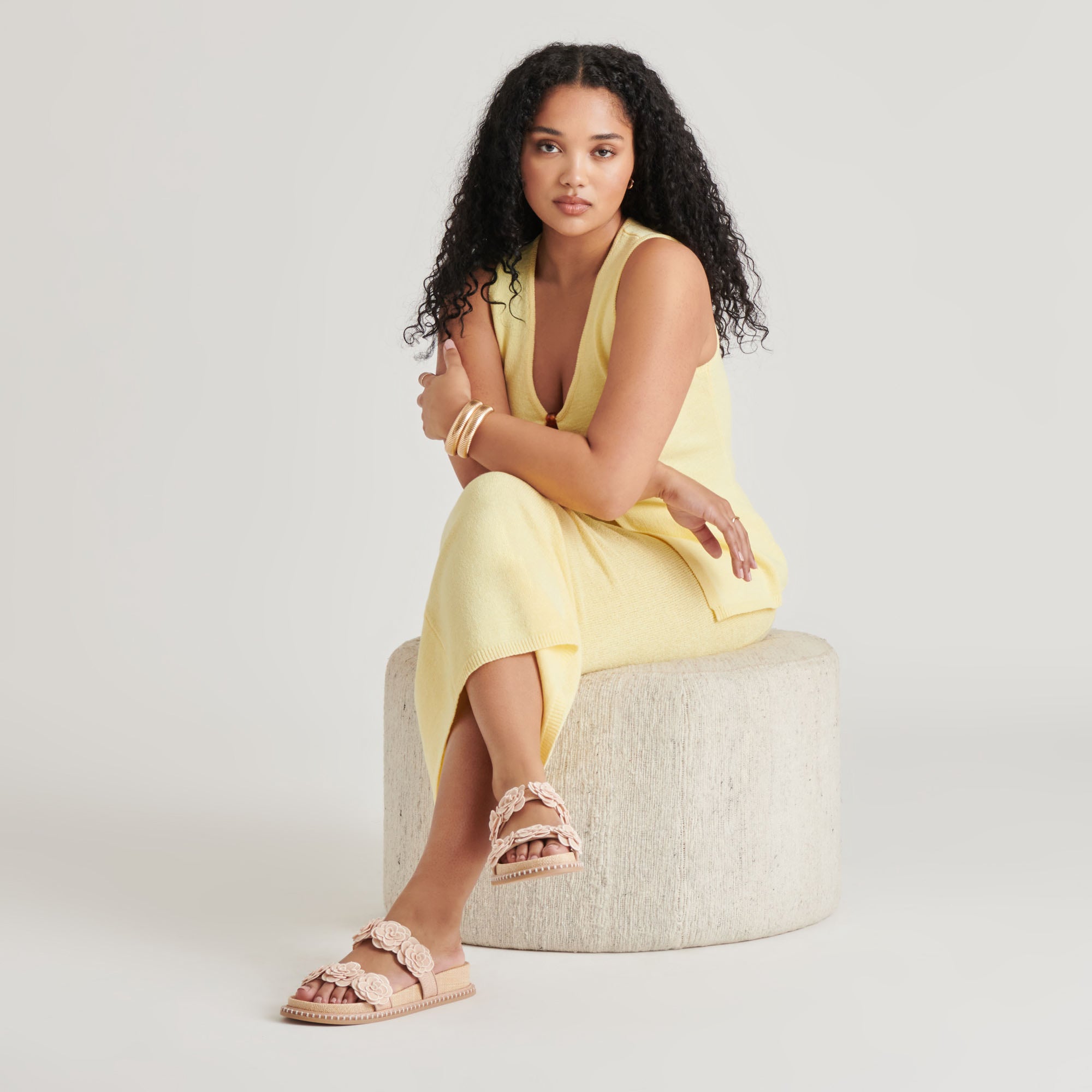 SHERLA SANDALS PRALINE RAFFIA - Image 3