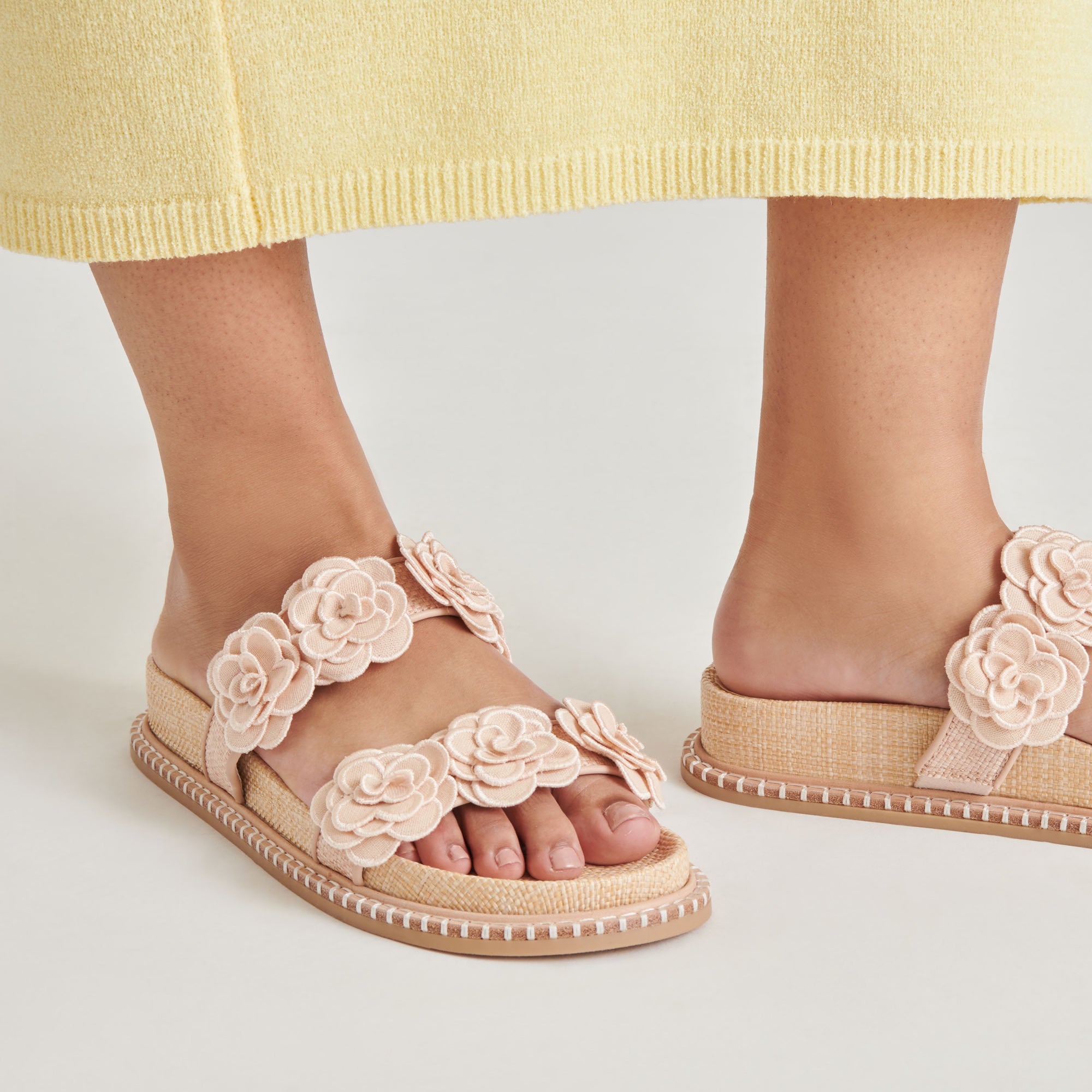 SHERLA SANDALS PRALINE RAFFIA - Image 5