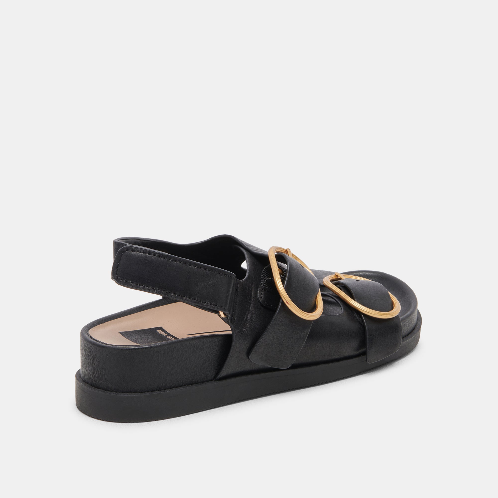 STARLA SANDALS BLACK LEATHER - Image 5