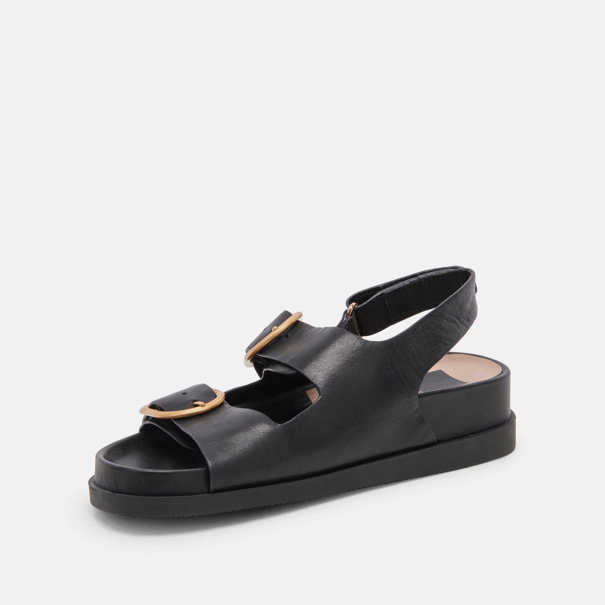 STARLA SANDALS BLACK LEATHER - Image 7
