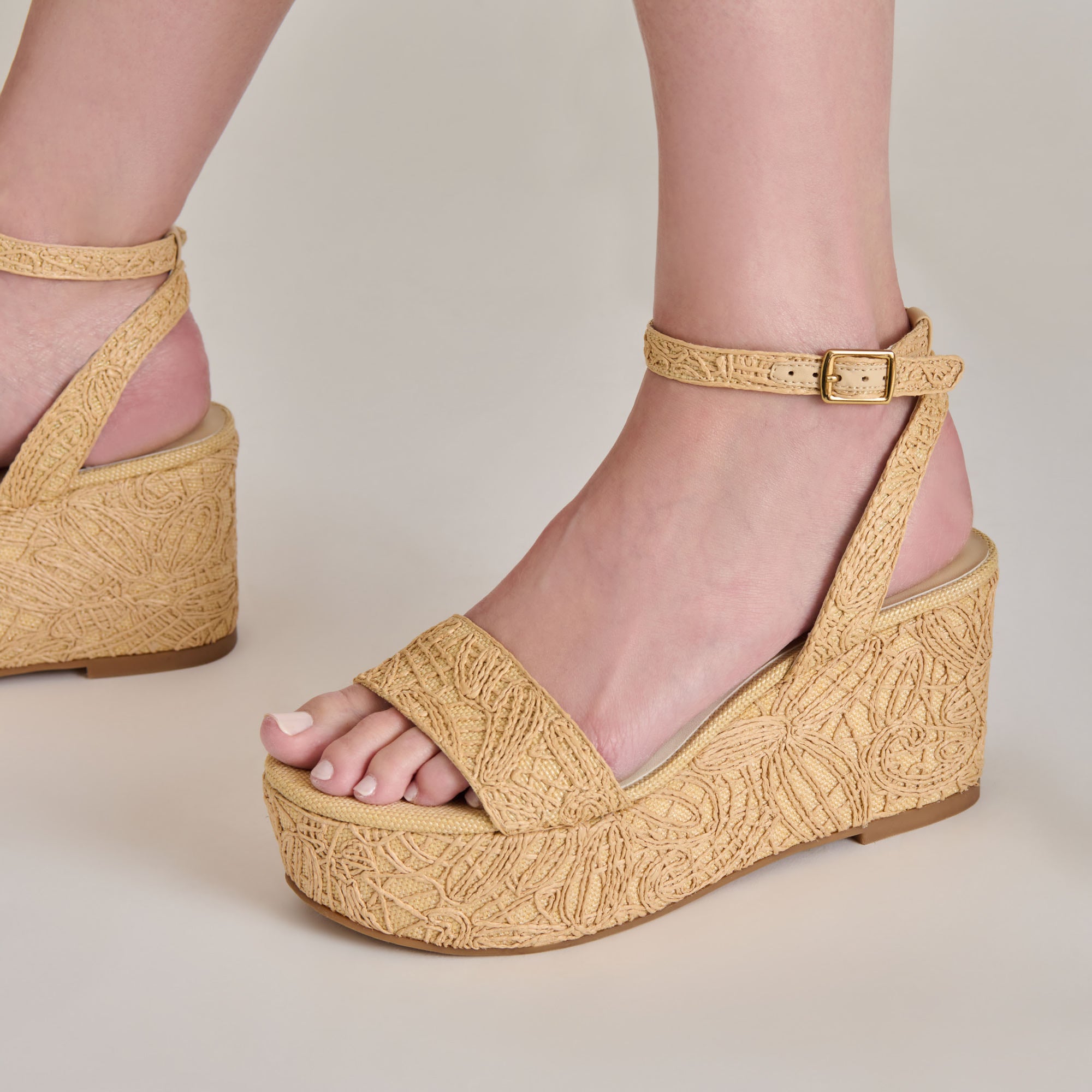 TALISA WEDGES NATURAL MACRAME - Image 4