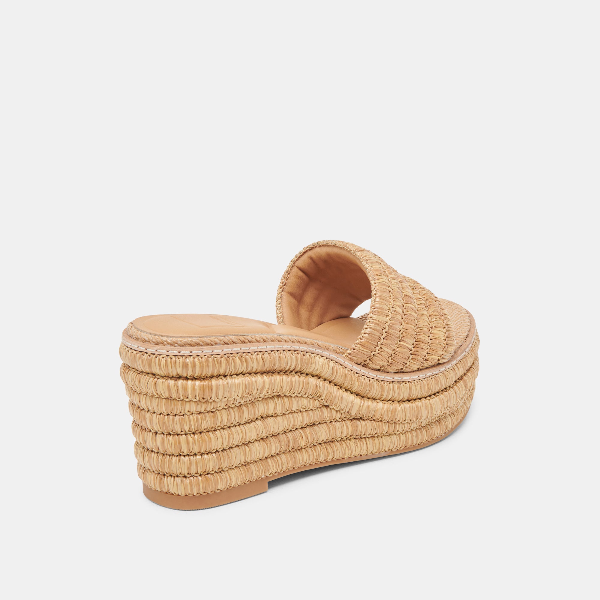 THRONE WEDGES LT NATURAL RAFFIA - Image 5