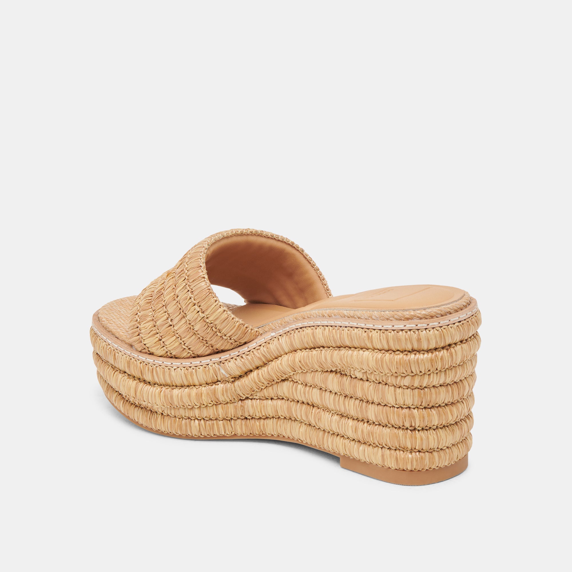 THRONE WEDGES LT NATURAL RAFFIA - Image 8