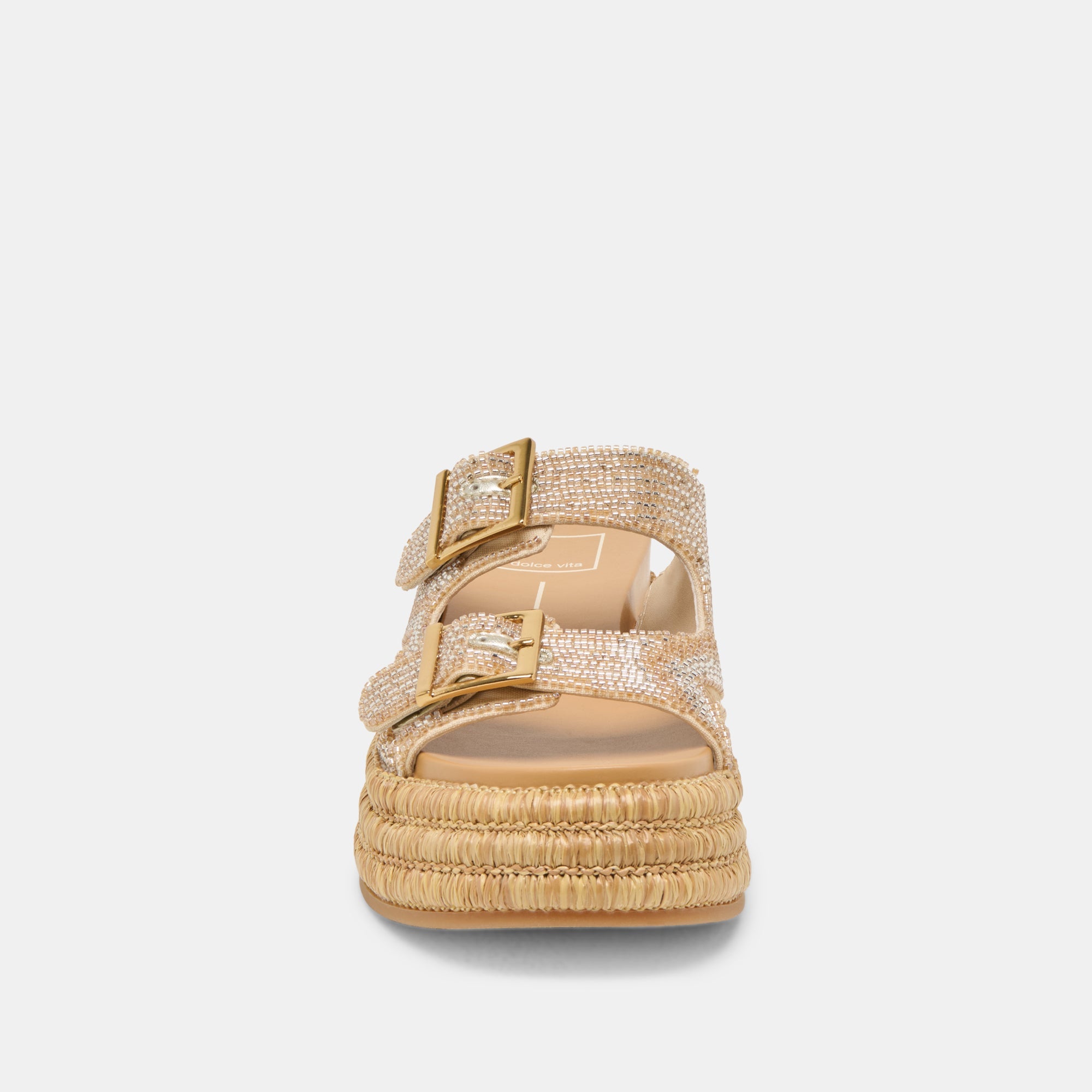 WIXIE SANDALS GOLD MULTI BEADS - re:vita - Image 8