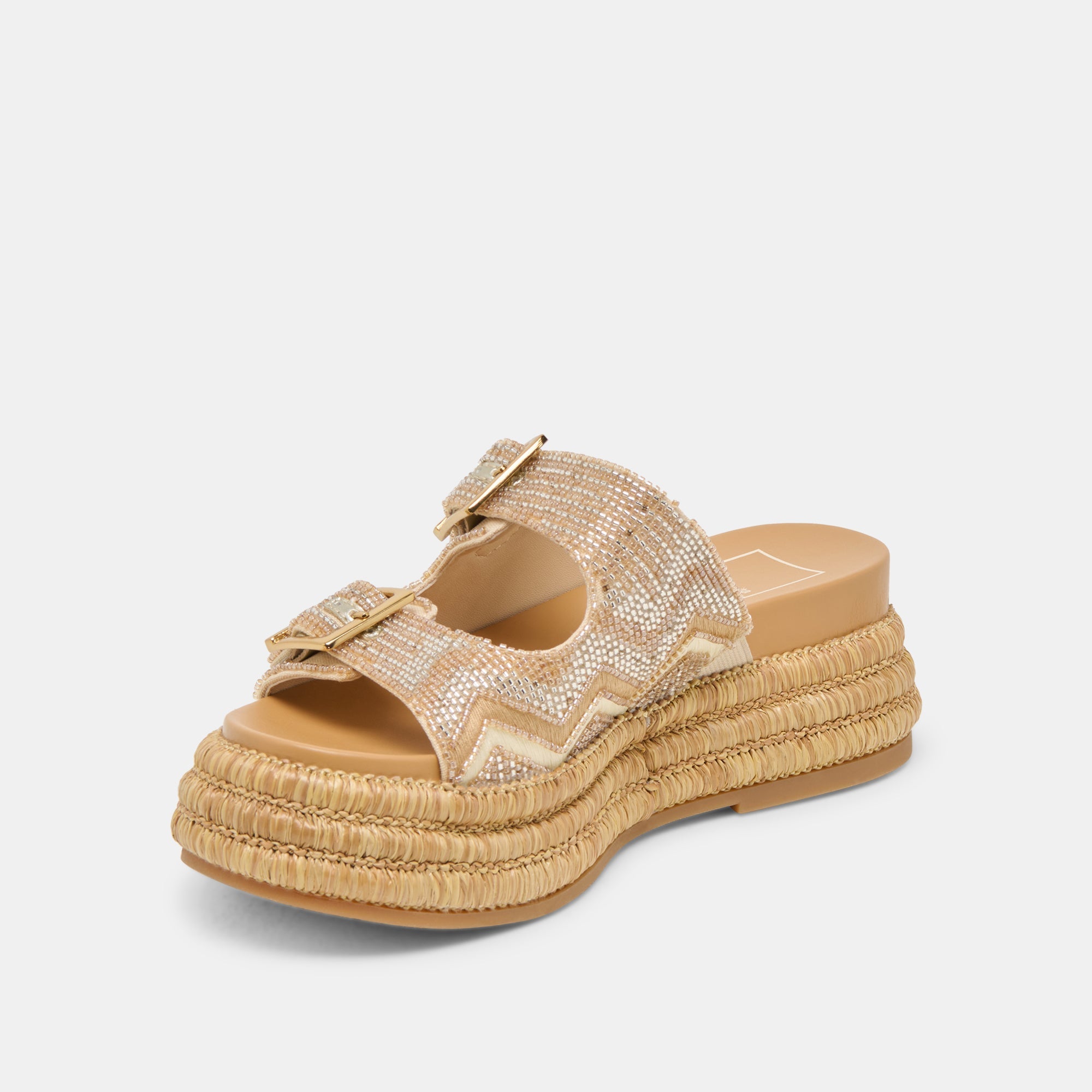 WIXIE SANDALS GOLD MULTI BEADS - re:vita - Image 6