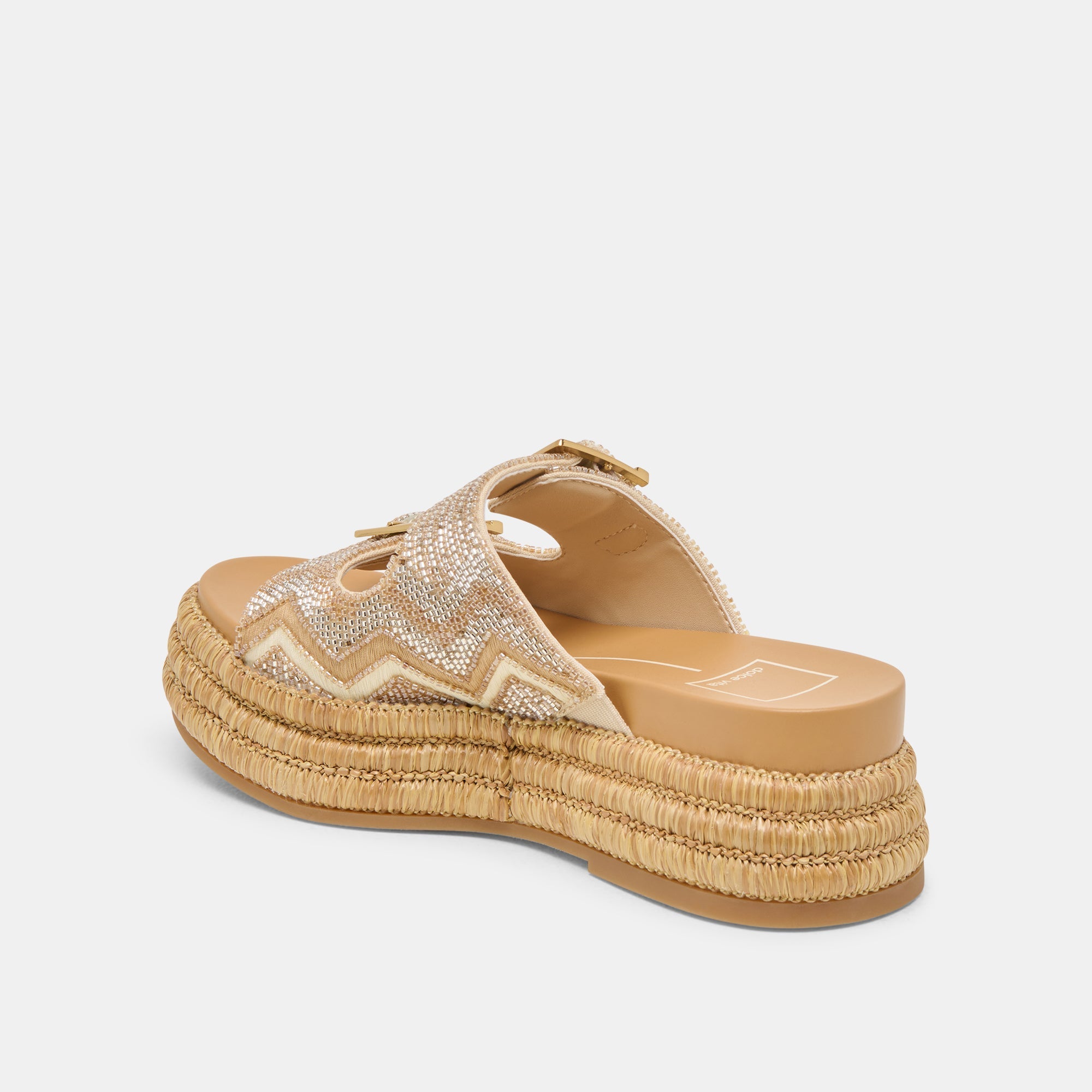 WIXIE SANDALS GOLD MULTI BEADS - re:vita - Image 7