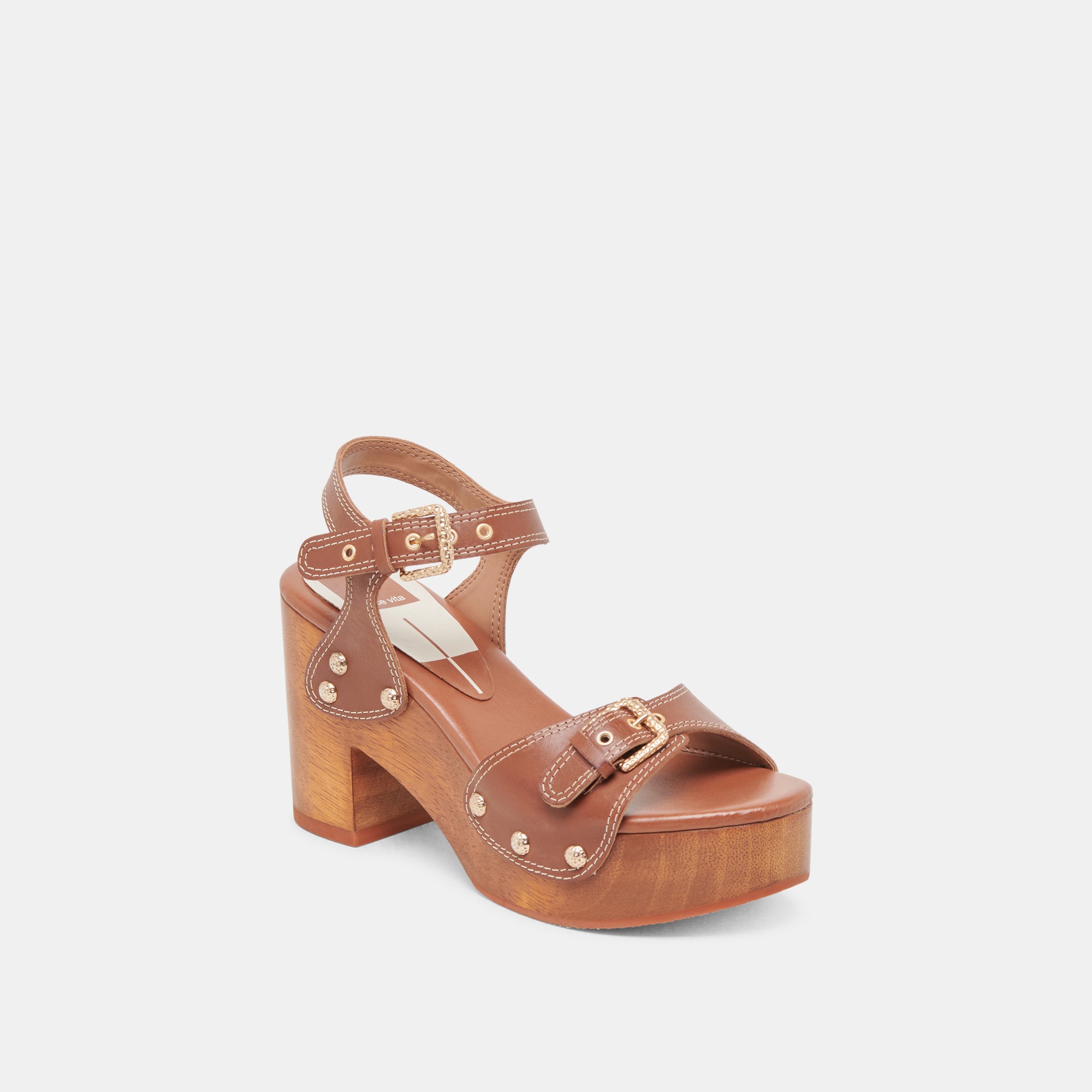 YANDY HEELS COGNAC LEATHER - Image 3