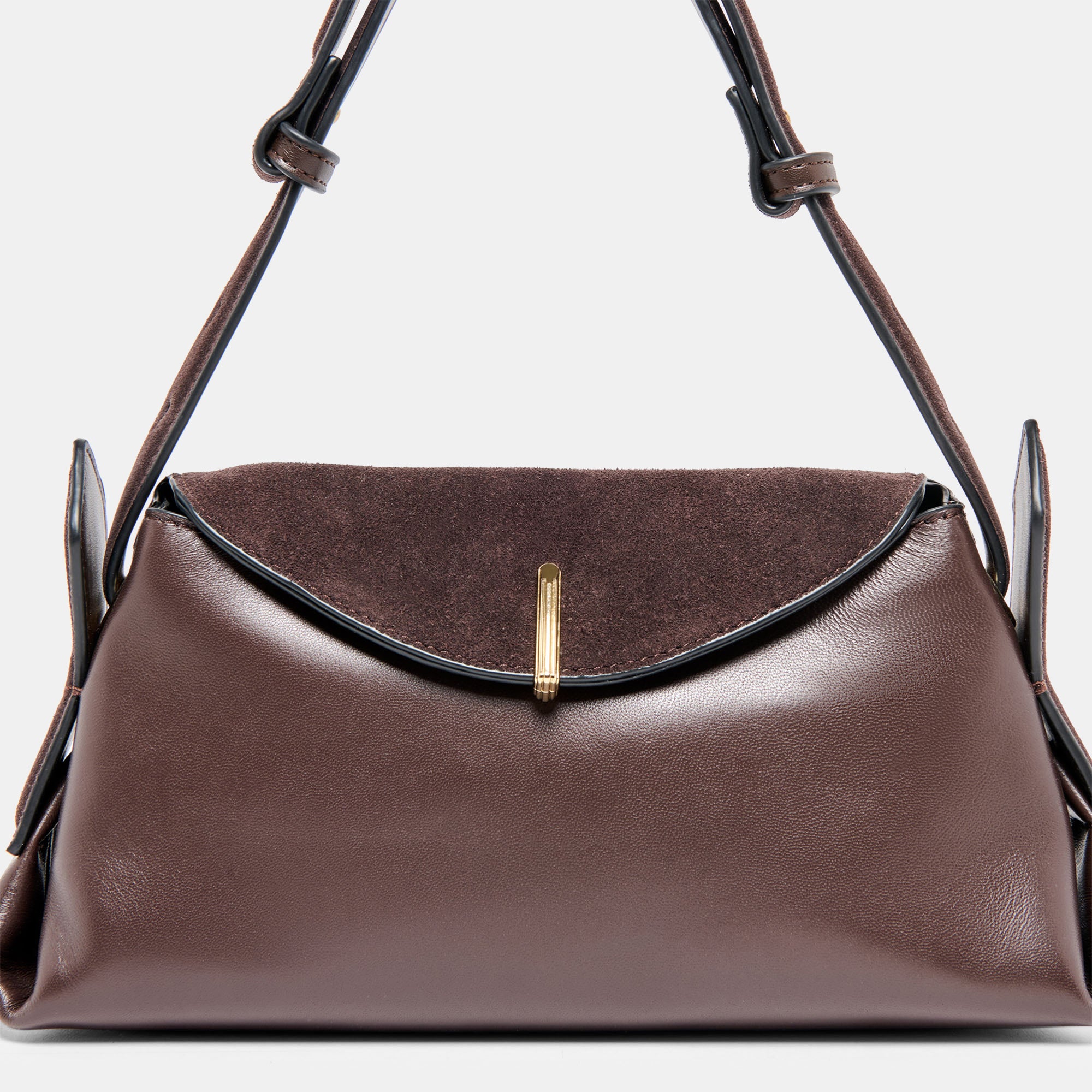 DEVYN SHOULDER BAG ESPRESSO LEATHER - Image 3