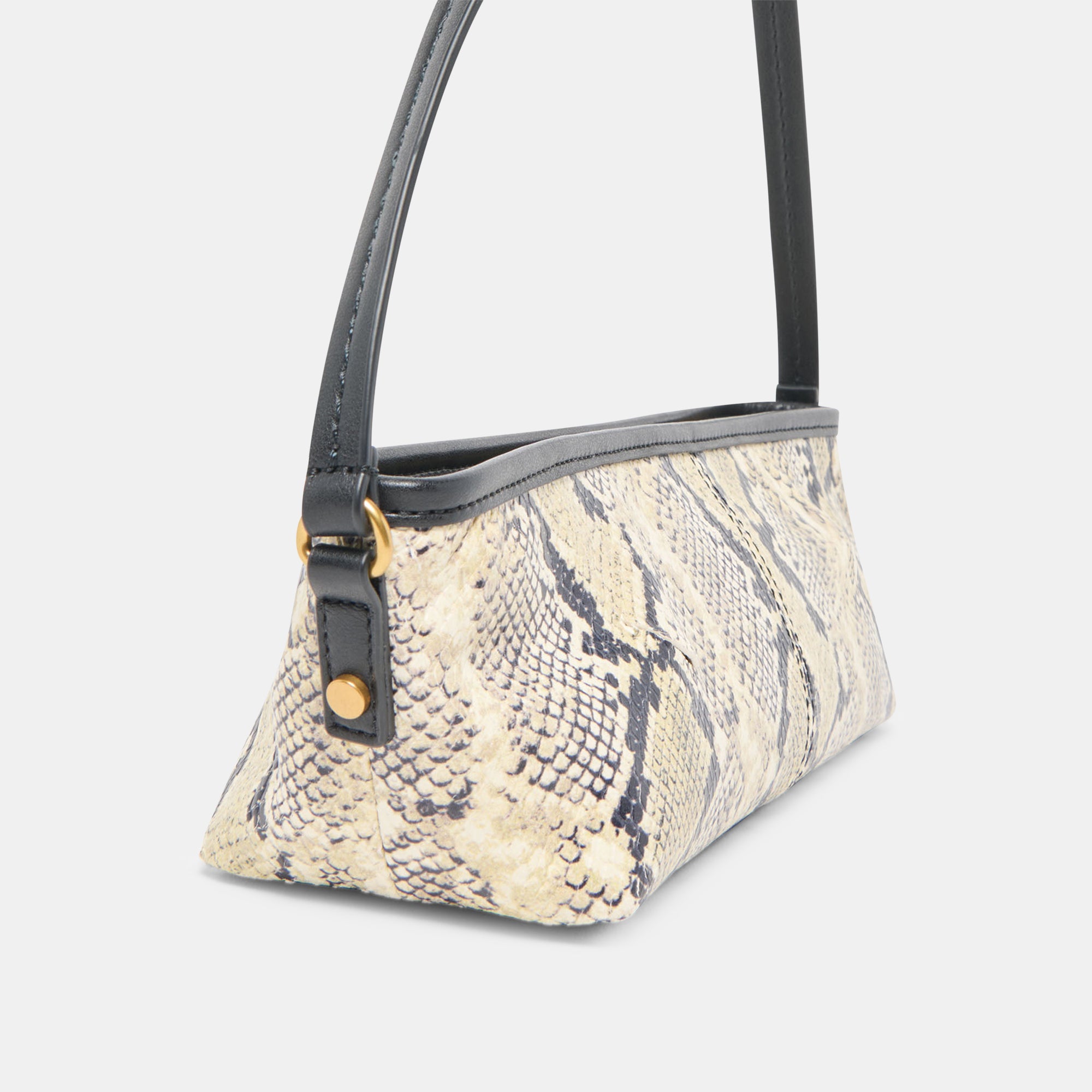 SAVAII SHOULDER BAG BLACK WHITE SNAKE STELLA - Image 5