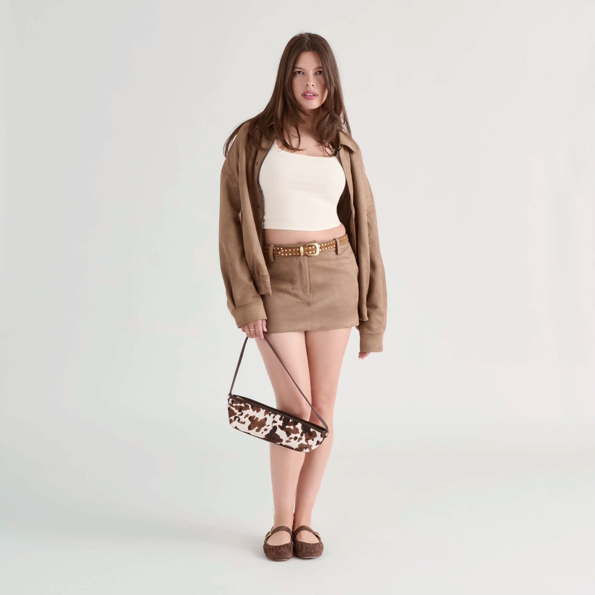 SAVAII SHOULDER BAG COCOA CALF HAIR - Image 10