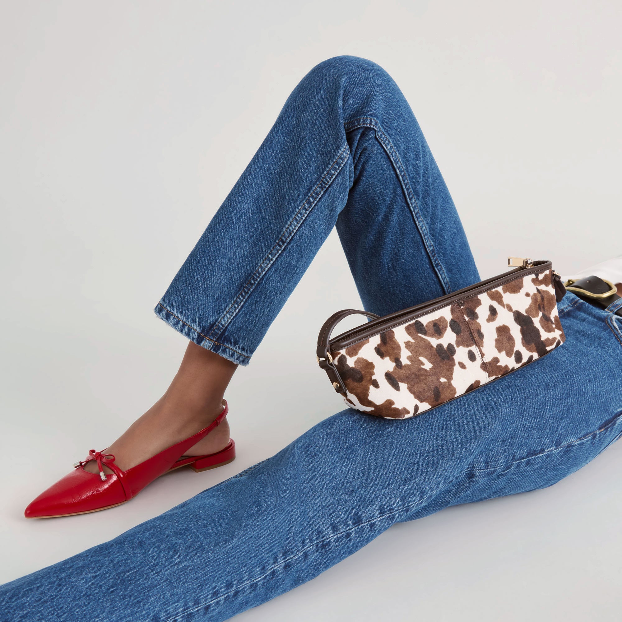 SAVAII SHOULDER BAG COCOA CALF HAIR - Image 7