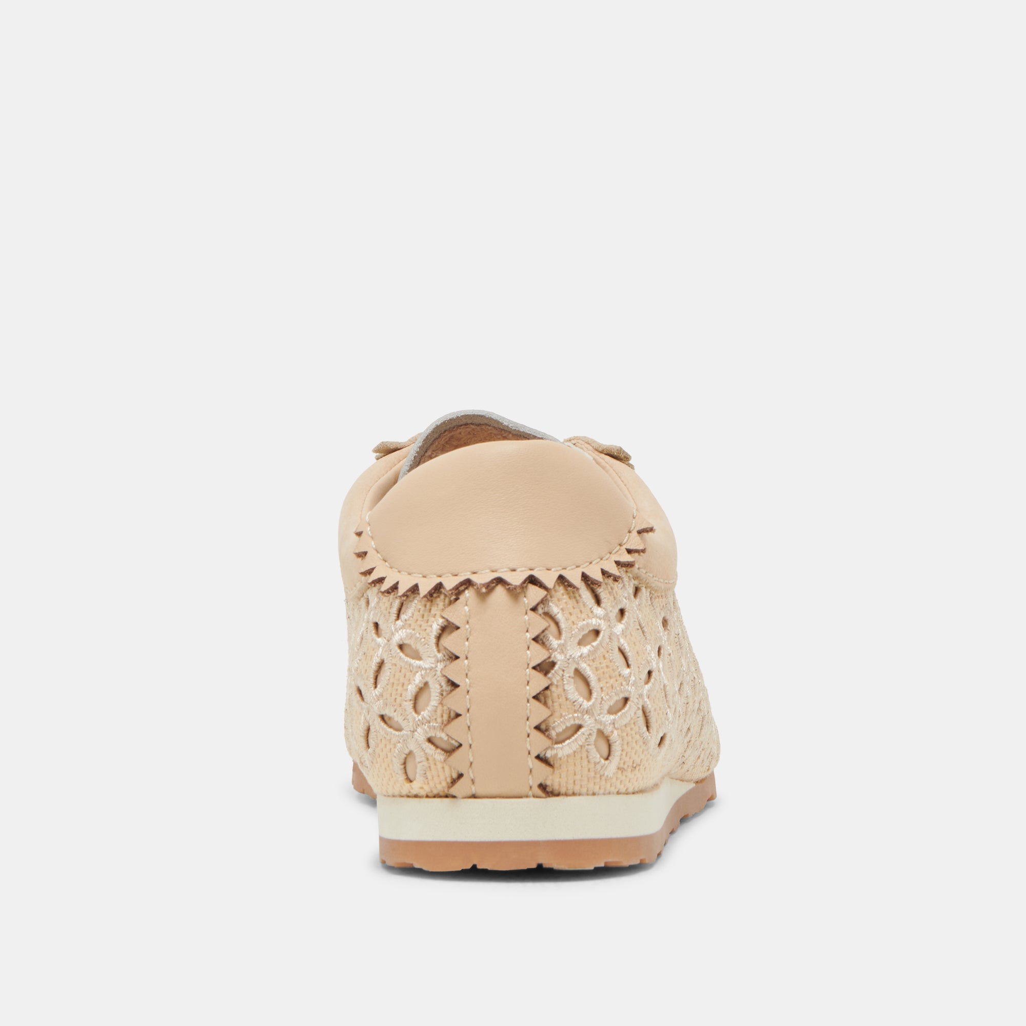 DANIE EYELET PERF SNEAKERS LT NATURAL RAFFIA - Image 8