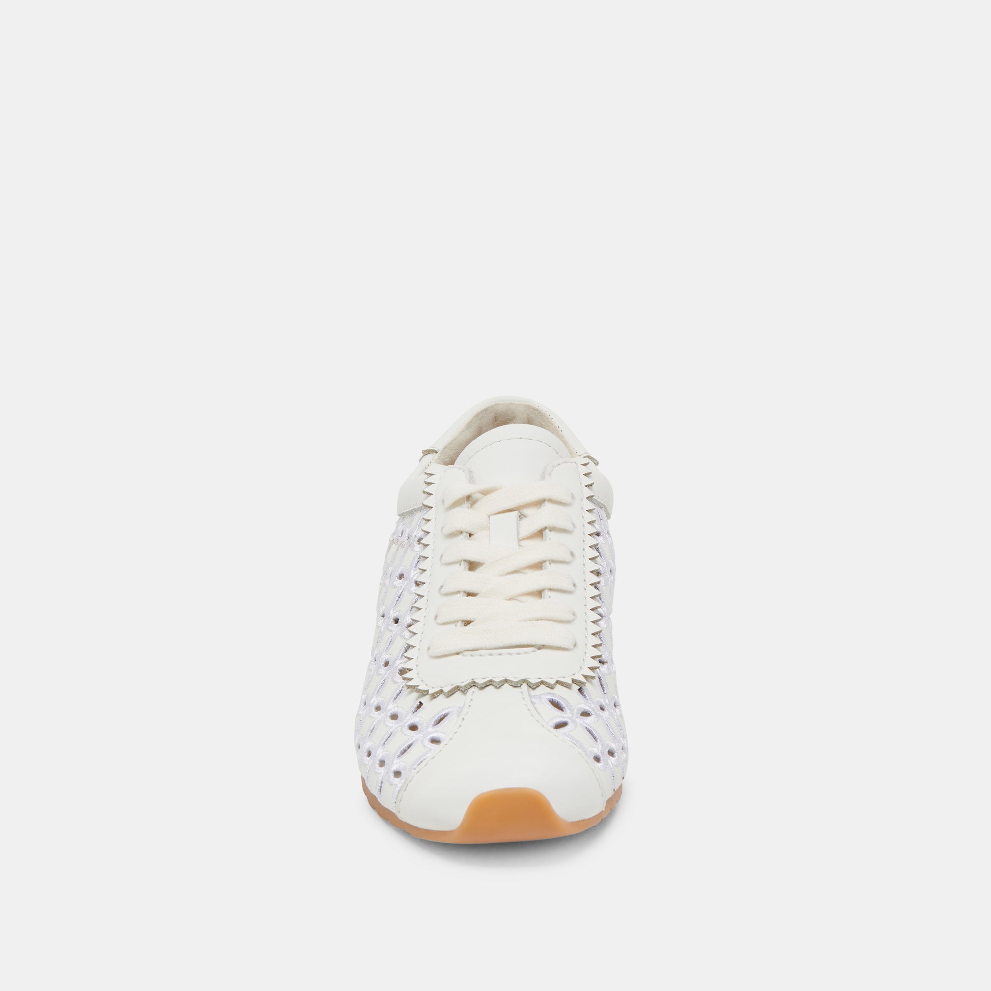 DANIE EYELET PERF SNEAKERS TRUE WHITE LEATHER - Image 7