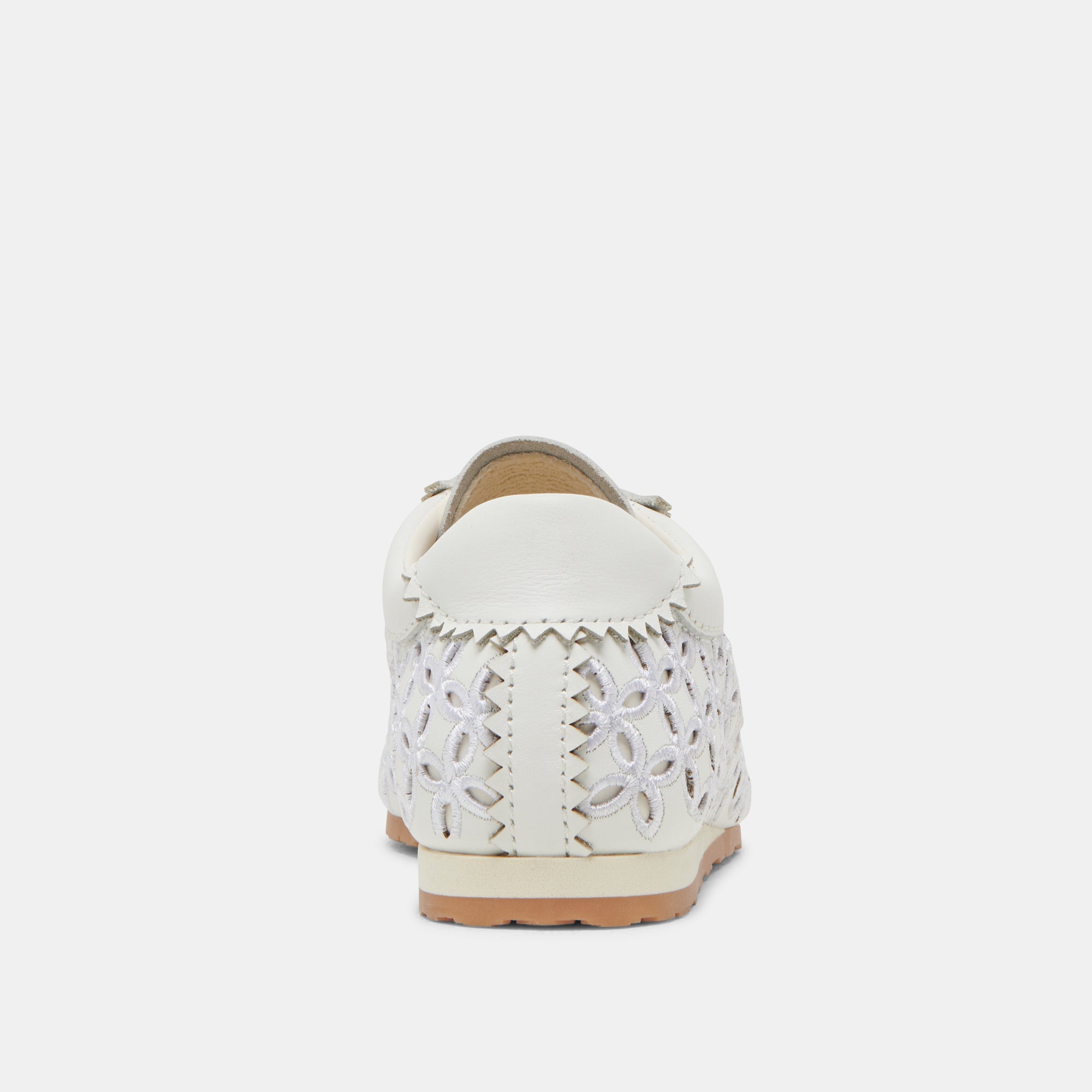 DANIE EYELET PERF SNEAKERS TRUE WHITE LEATHER - Image 8