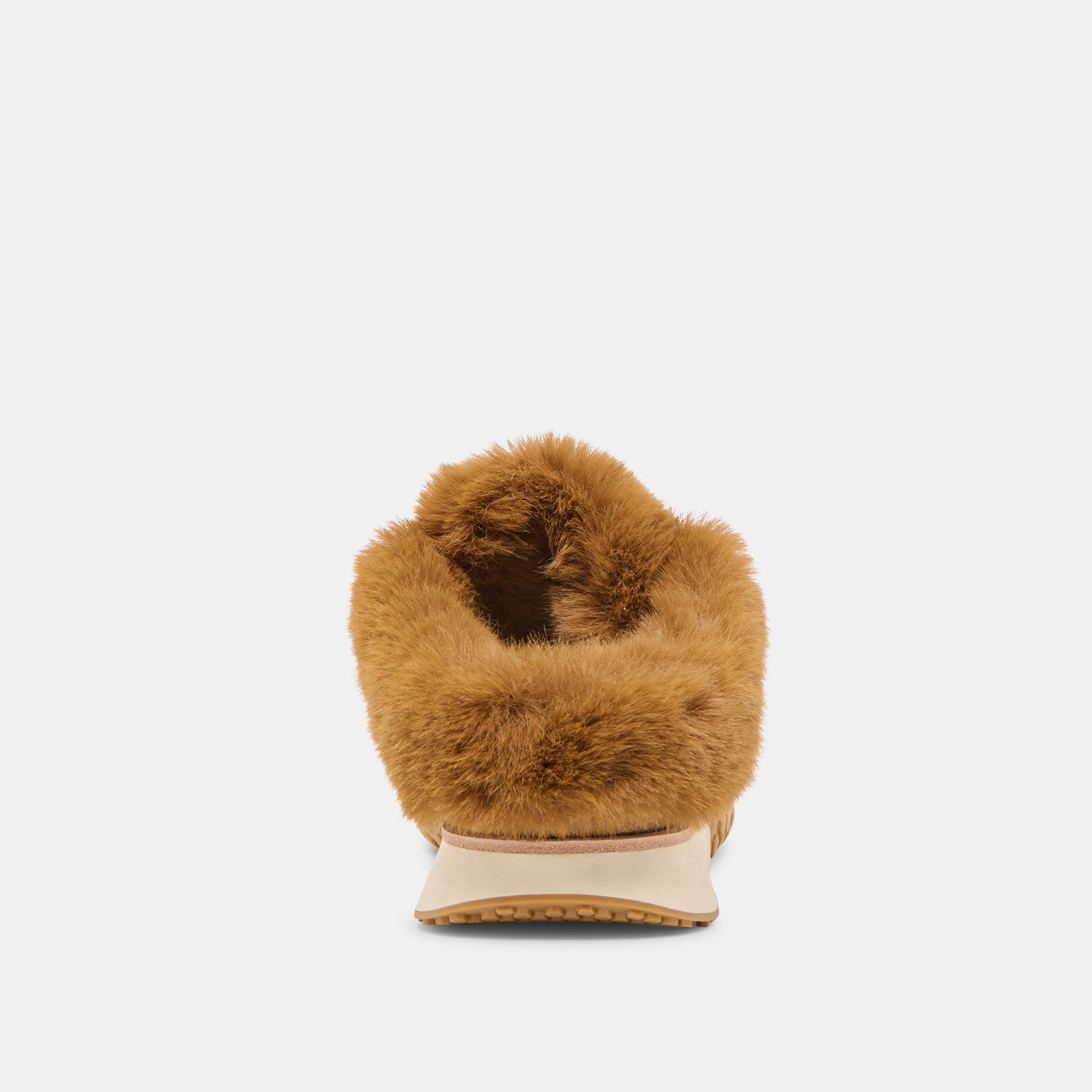 IZZEY PLUSH SNEAKERS LT BROWN SUEDE - Image 7