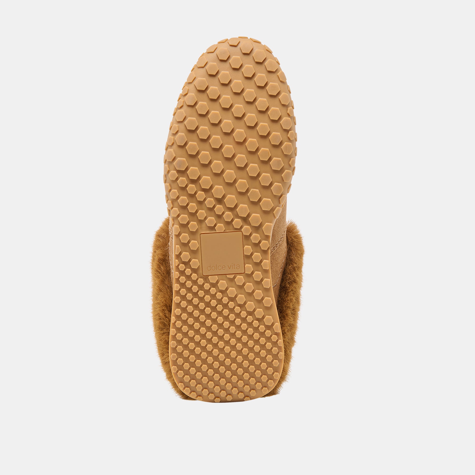 IZZEY PLUSH SNEAKERS LT BROWN SUEDE - Image 9