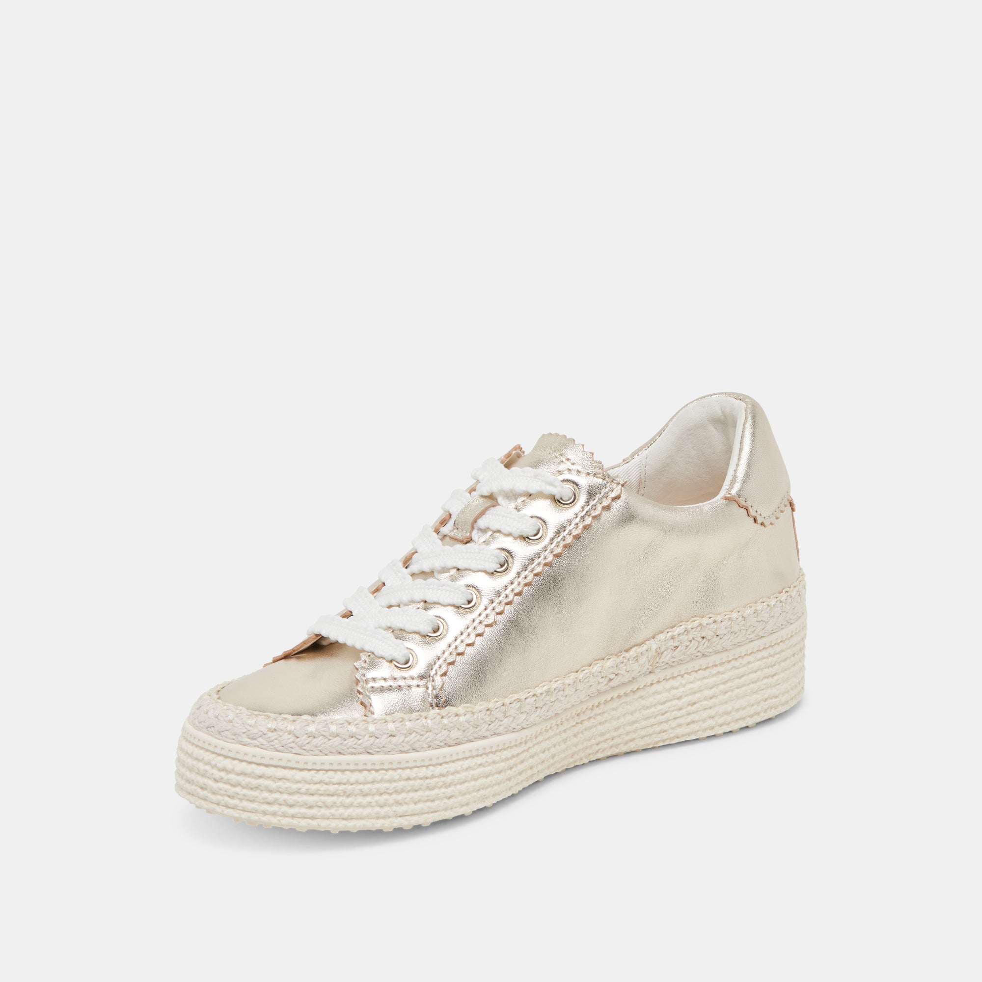 LENNIX SNEAKERS LIGHT GOLD METALLIC LEATHER - Image 6