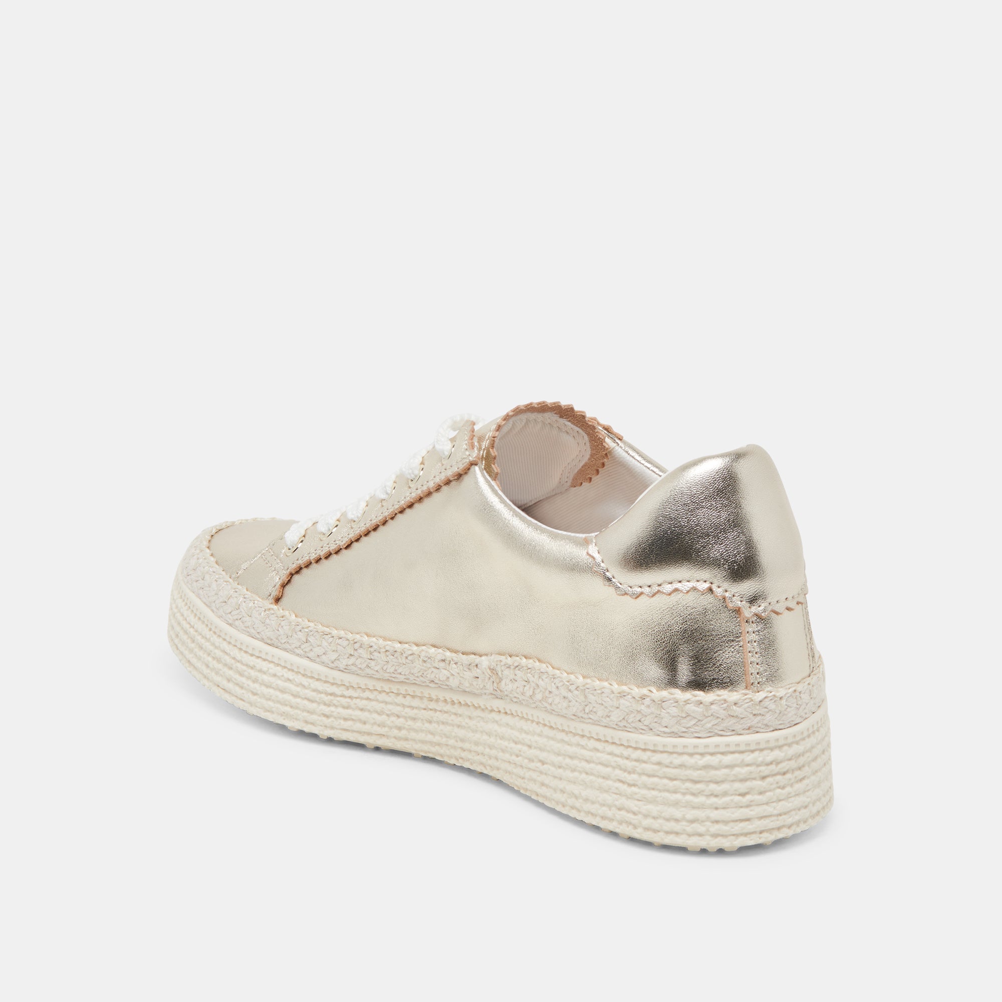 LENNIX SNEAKERS LIGHT GOLD METALLIC LEATHER - Image 7