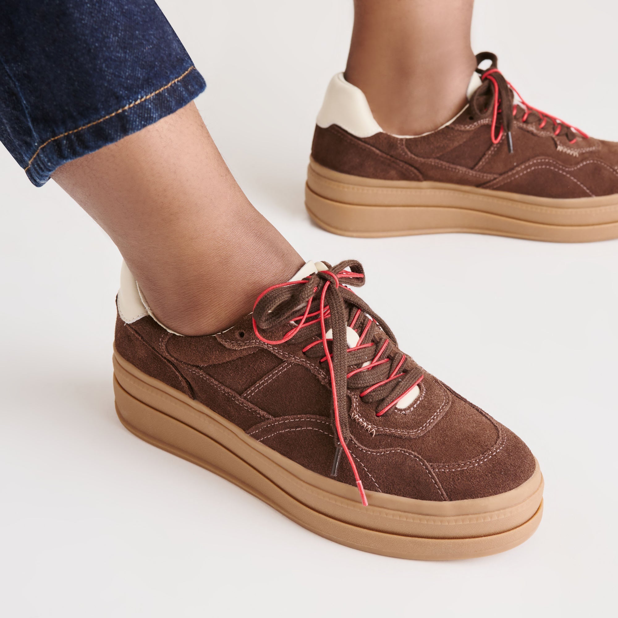 NAOMY H2O SNEAKERS DK BROWN SUEDE - Image 2
