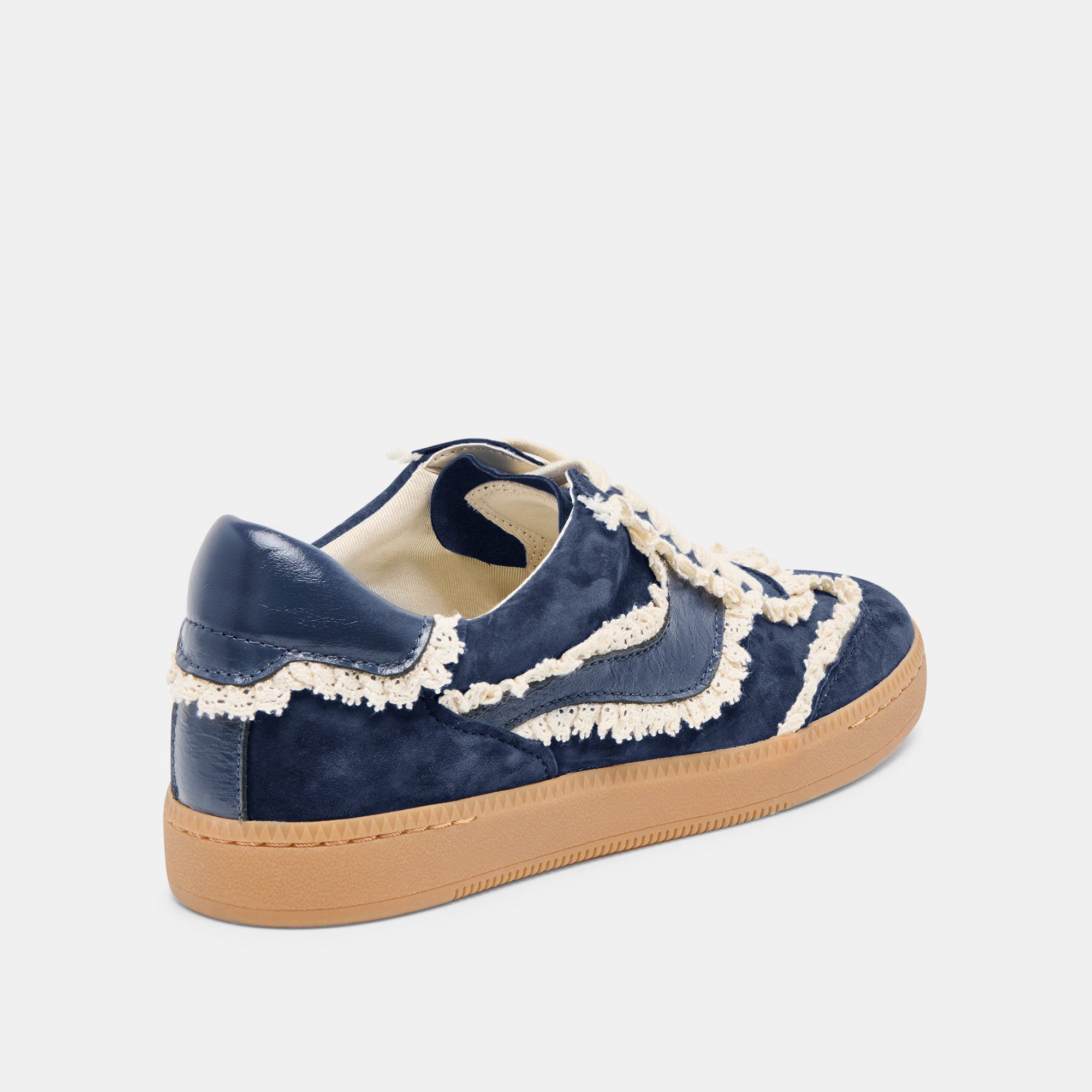 NOTICE LACE SNEAKERS NAVY SUEDE - Image 3
