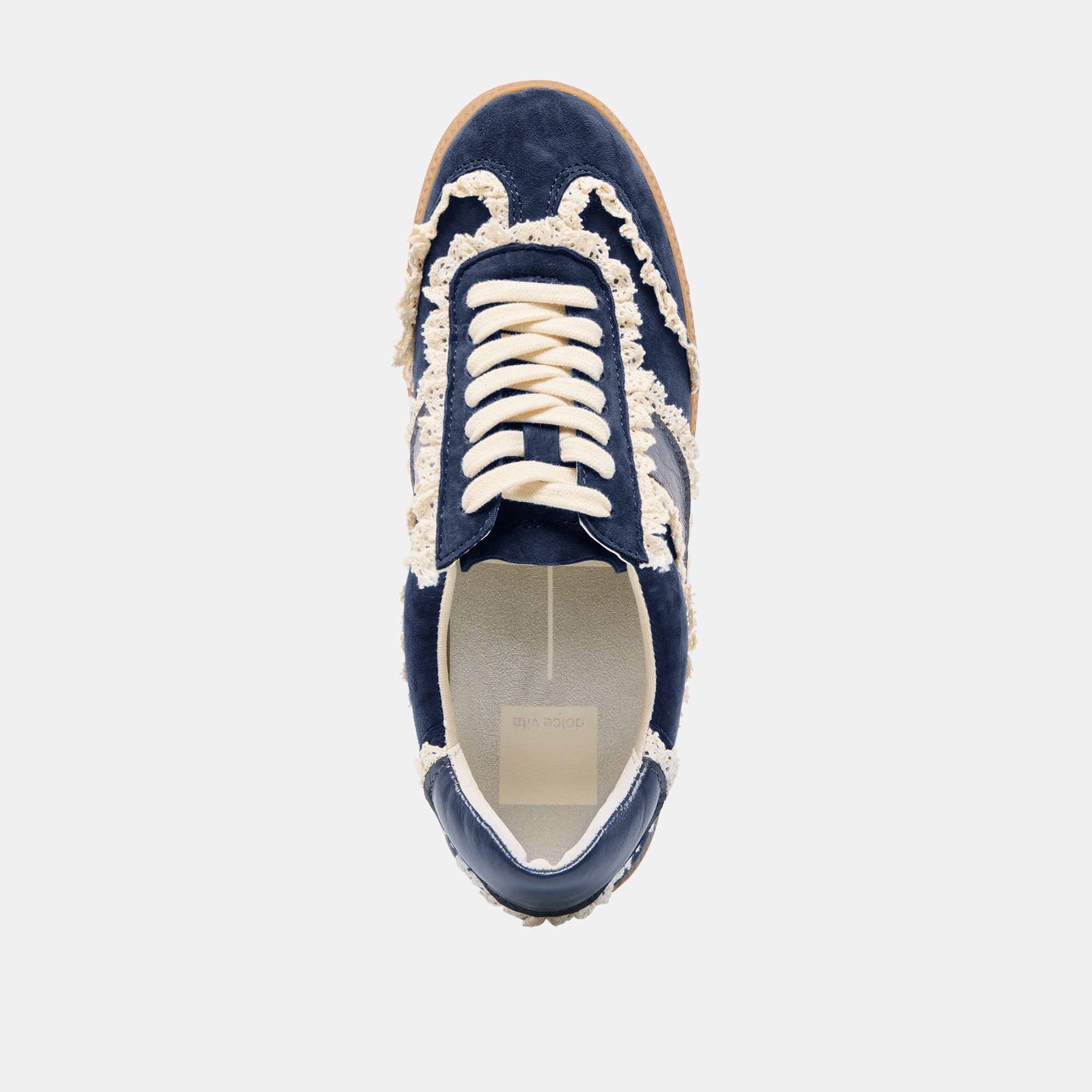 NOTICE LACE SNEAKERS NAVY SUEDE - Image 8