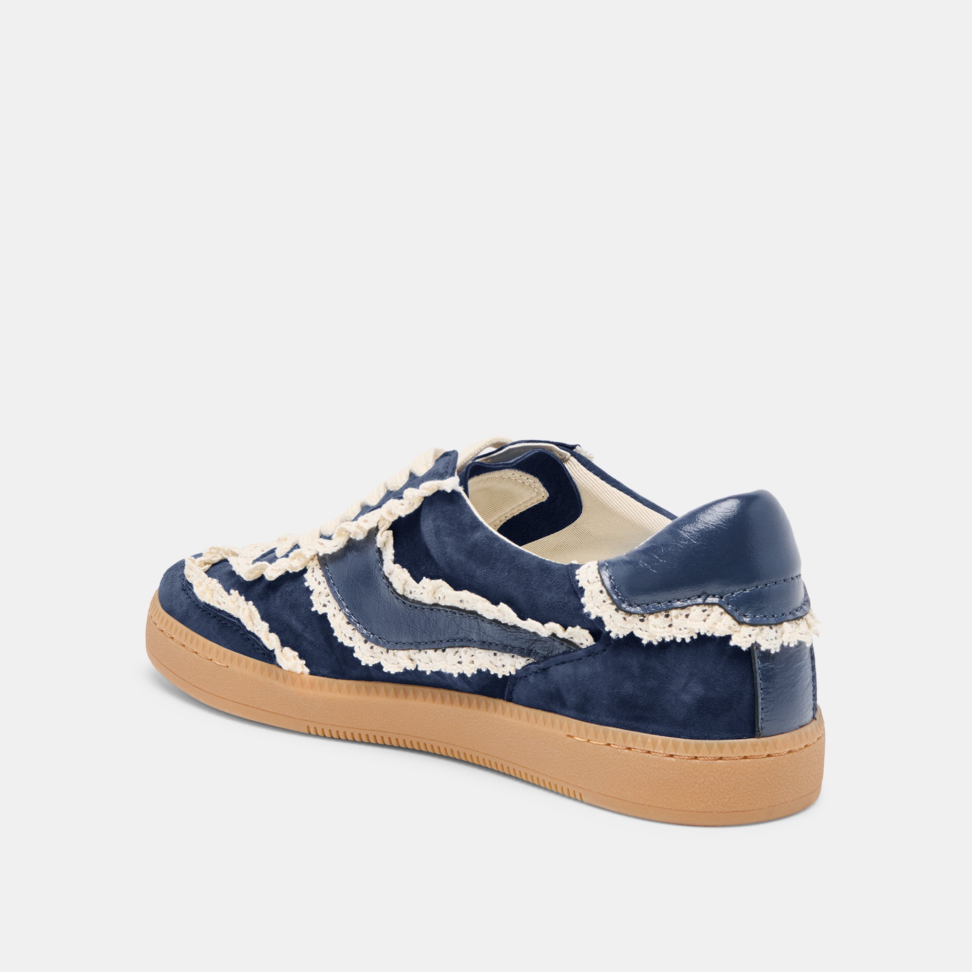NOTICE LACE SNEAKERS NAVY SUEDE - Image 5