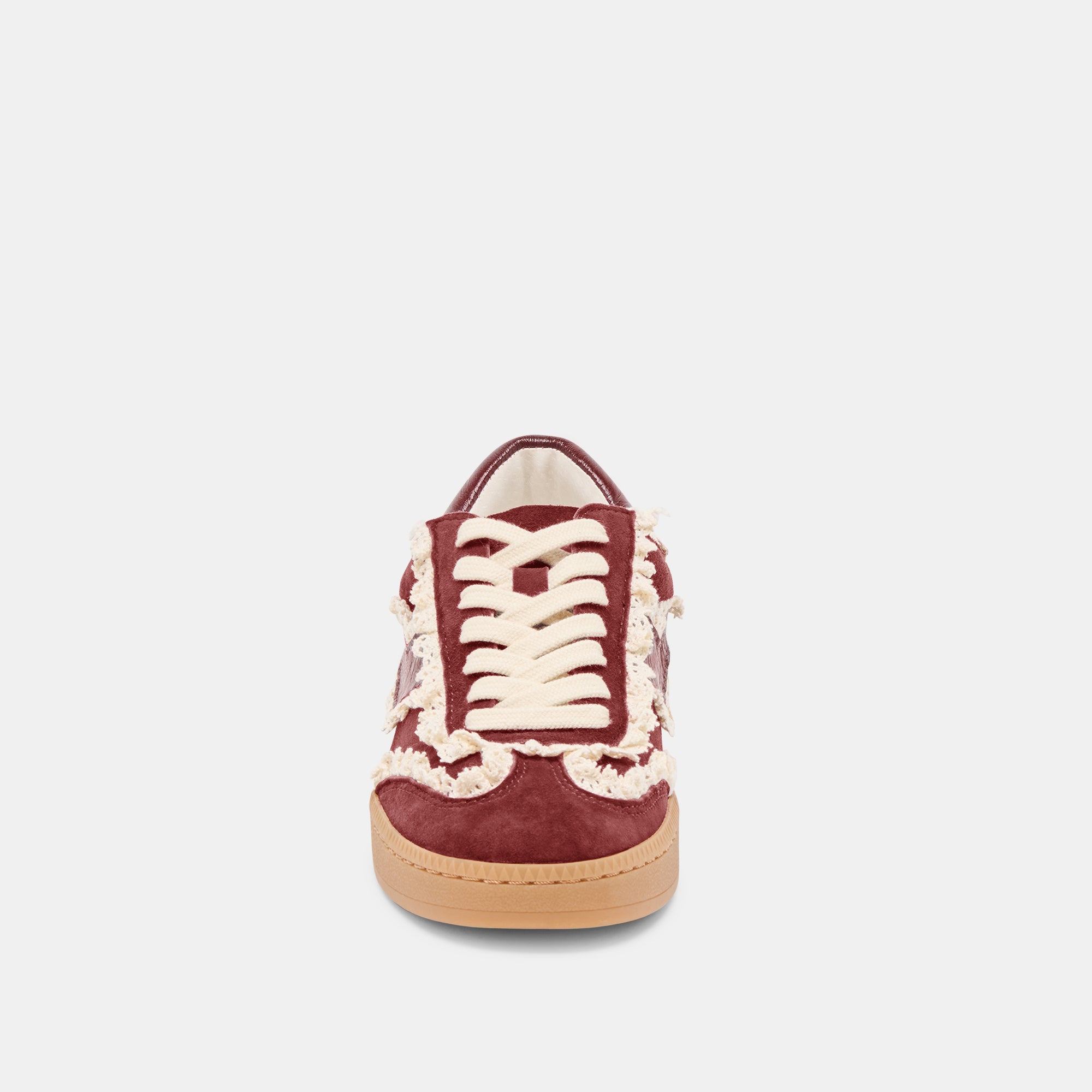 NOTICE LACE SNEAKERS OXBLOOD SUEDE - Image 6