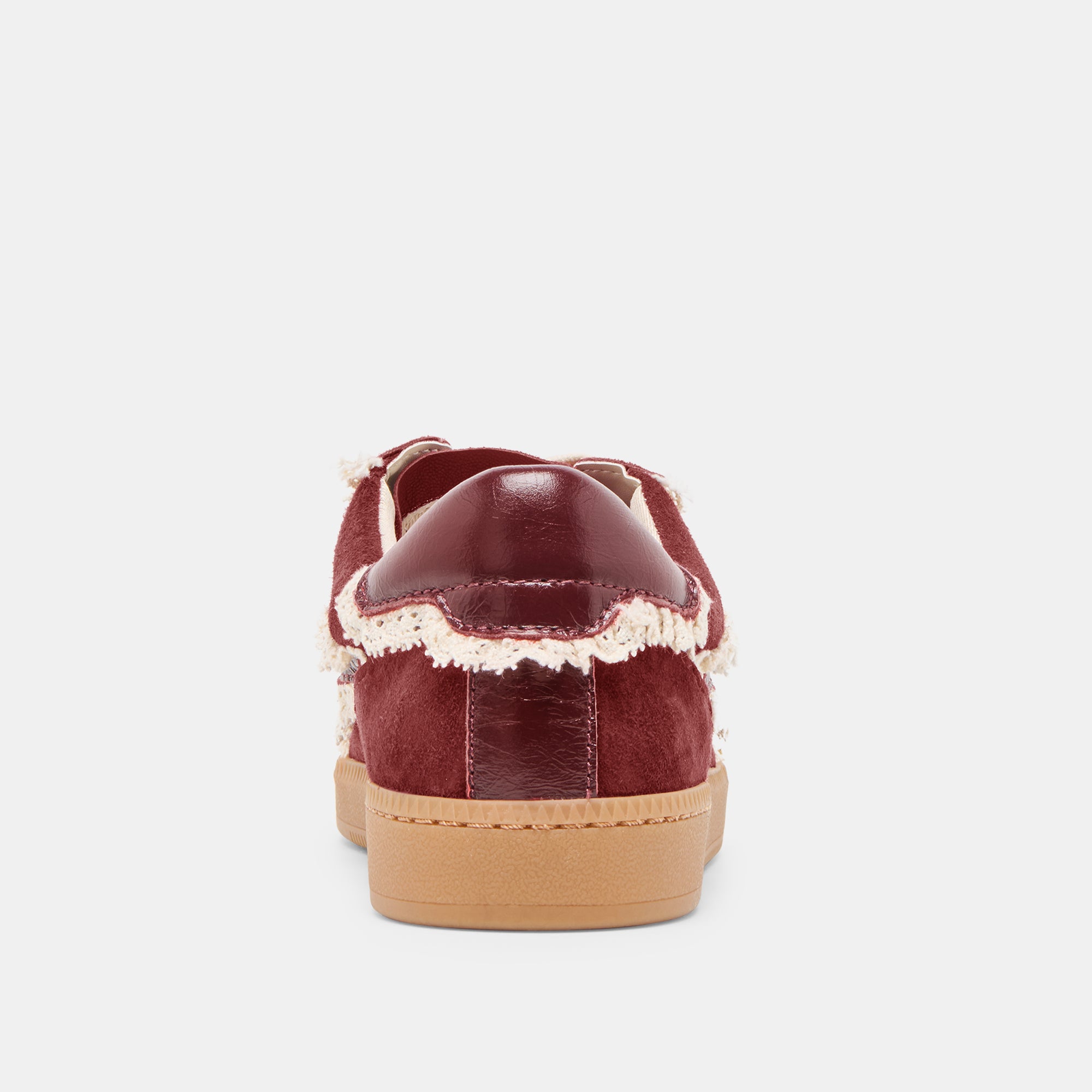 NOTICE LACE SNEAKERS OXBLOOD SUEDE - Image 7
