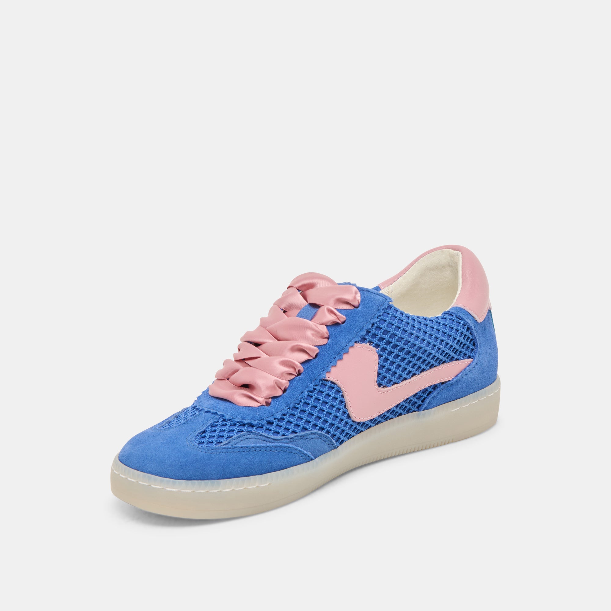 NOTICE MESH SNEAKERS ROYAL BLUE WOVEN MESH - Image 7