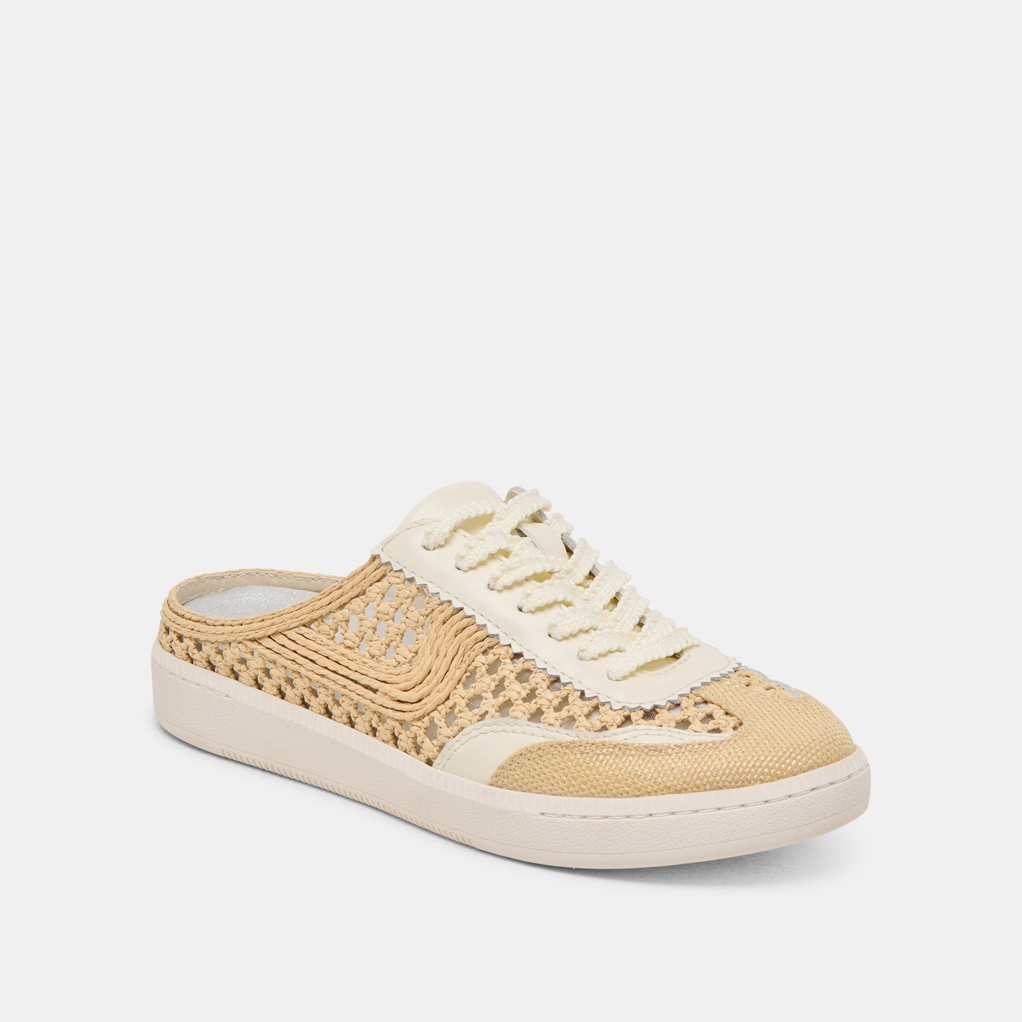 NOTICE SLIDE WOVEN SNEAKERS LT NATURAL WOVEN RAFFIA - Image 3