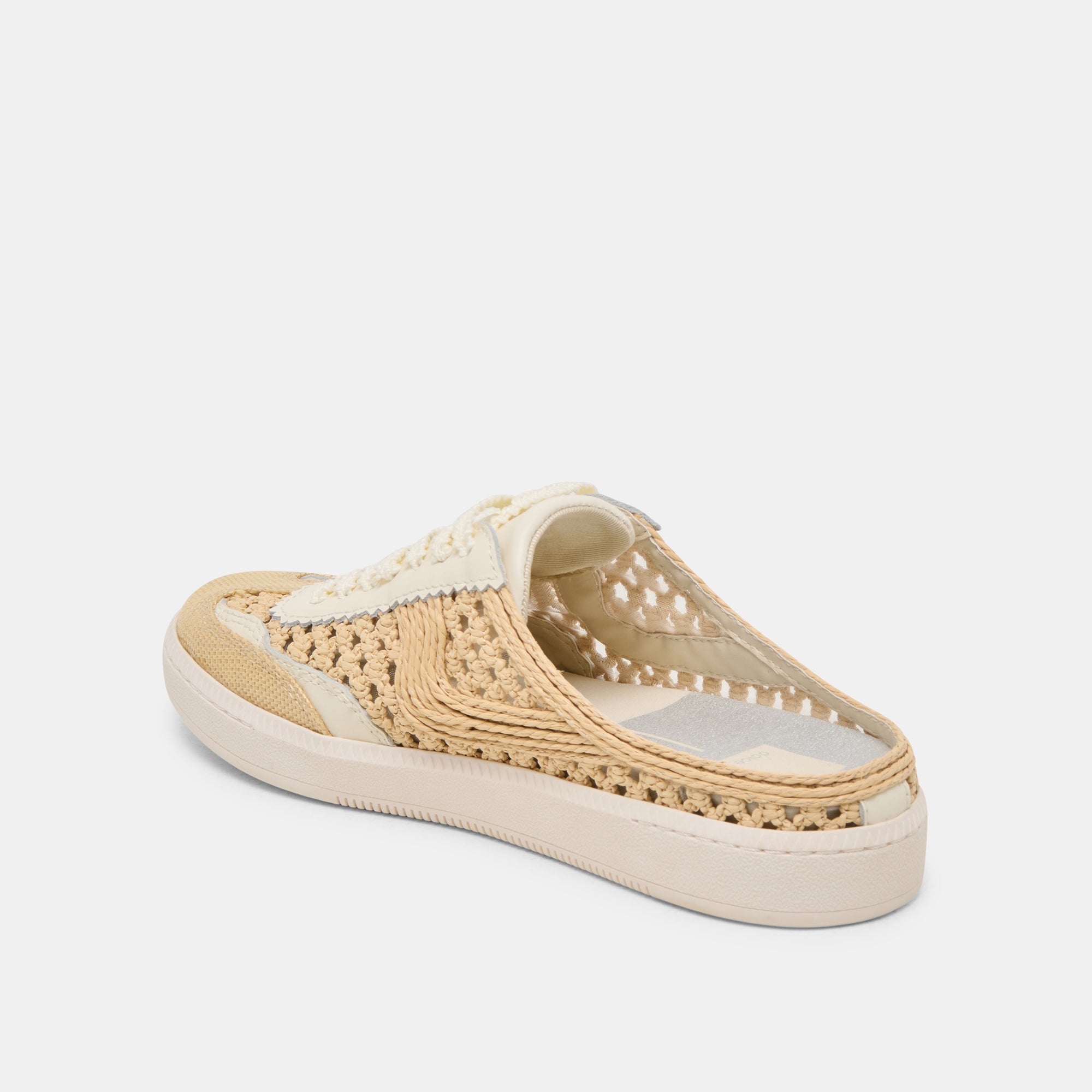 NOTICE SLIDE WOVEN SNEAKERS LT NATURAL WOVEN RAFFIA - Image 8