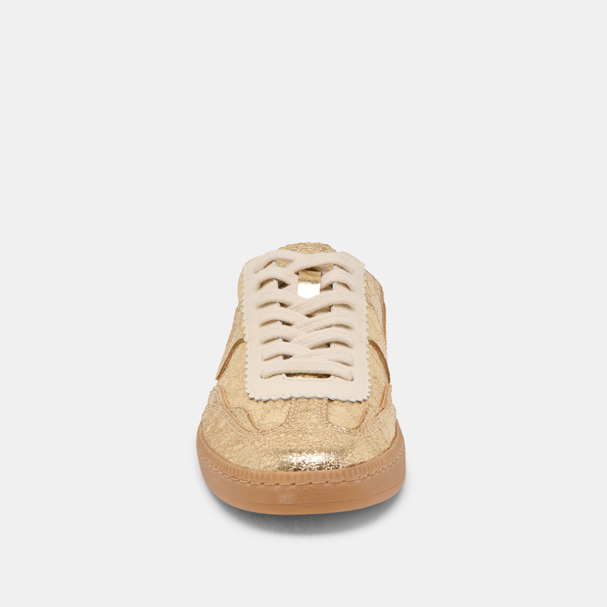 NOTICE SLIDE SNEAKERS GOLD DISTRESSED LEATHER - Image 6