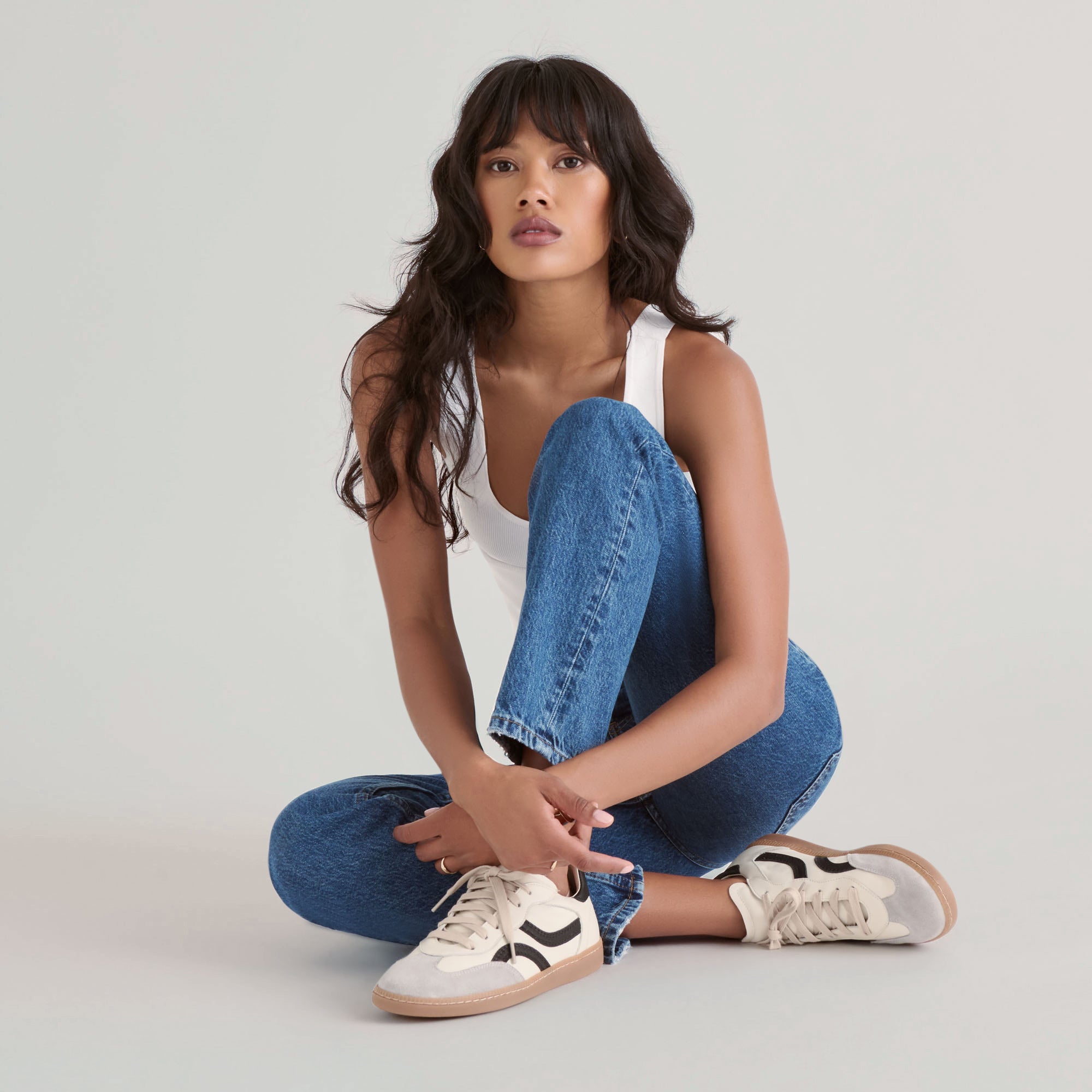 REBEL SNEAKERS WHITE BLACK LEATHER - Image 12