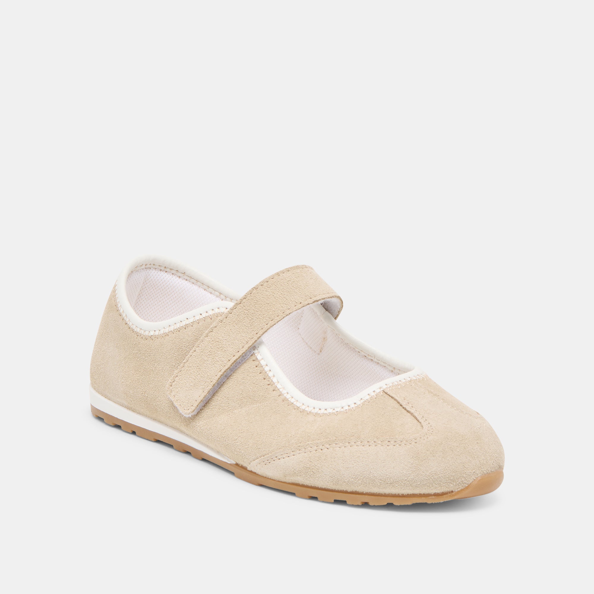 SOFYA SNEAKERS CAMEL SUEDE - Image 3