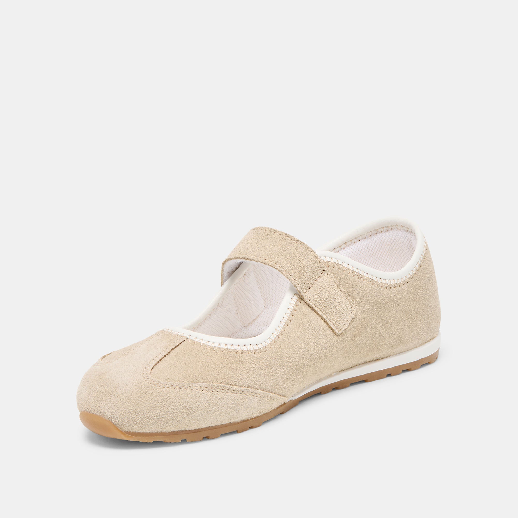 SOFYA SNEAKERS CAMEL SUEDE - Image 6