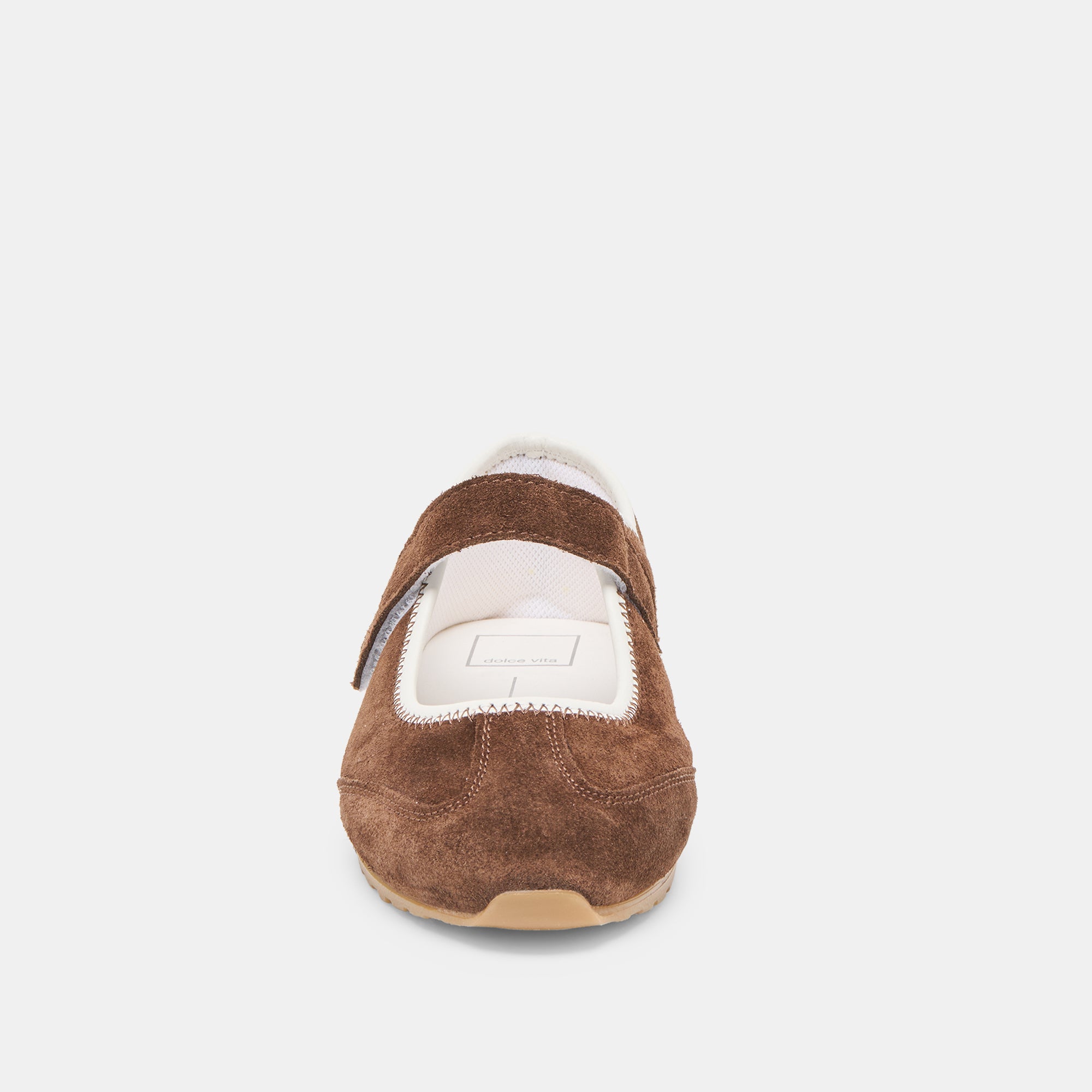 SOFYA SNEAKERS DK BROWN SUEDE - Image 6