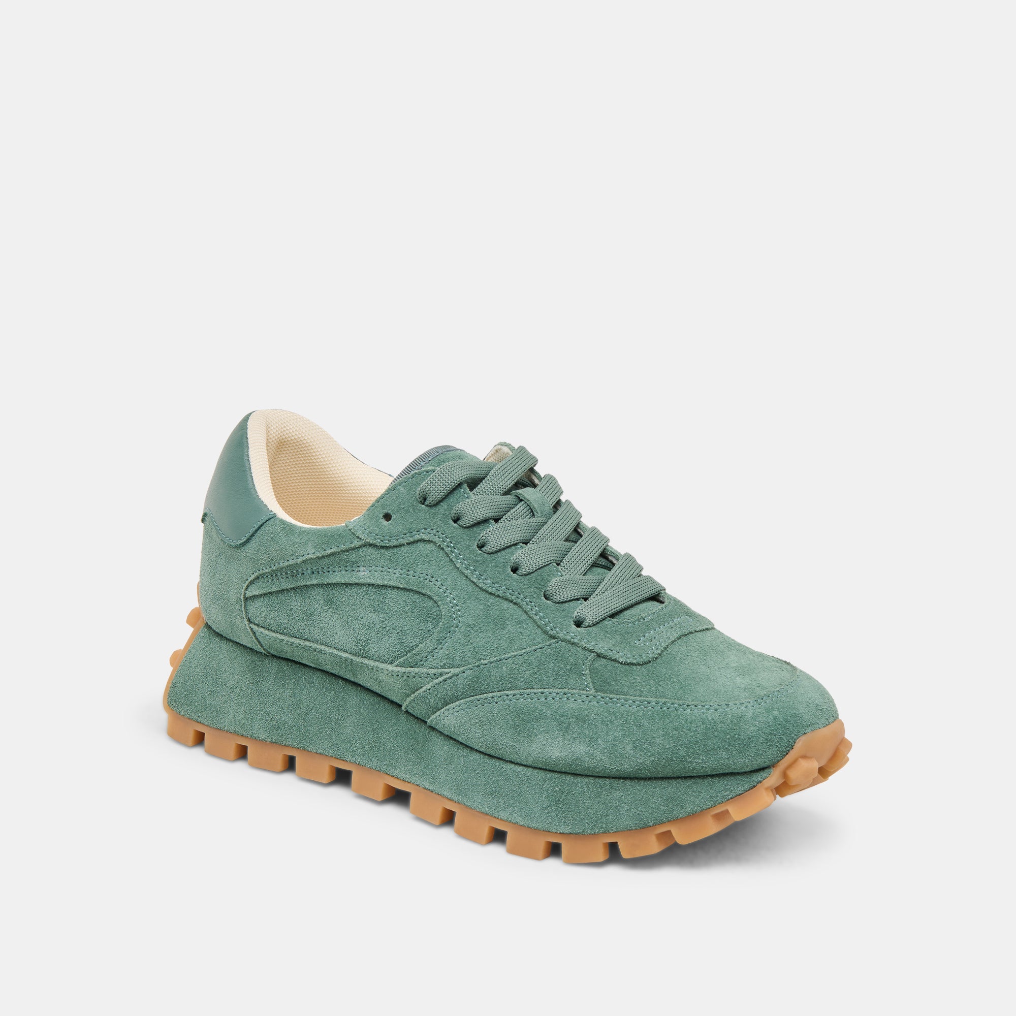 TRICIA SNEAKERS DK GREEN SUEDE - Image 3