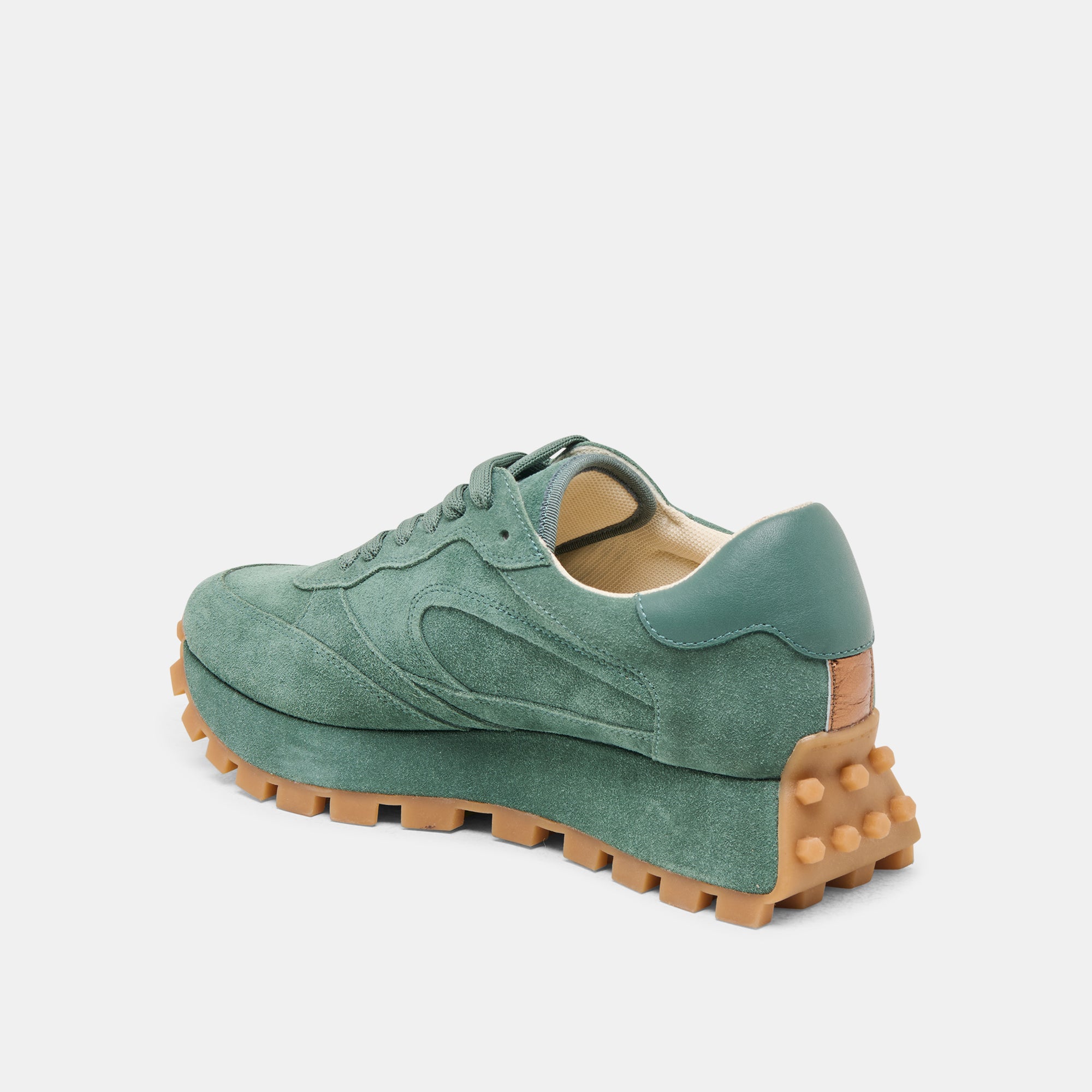 TRICIA SNEAKERS DK GREEN SUEDE - Image 7