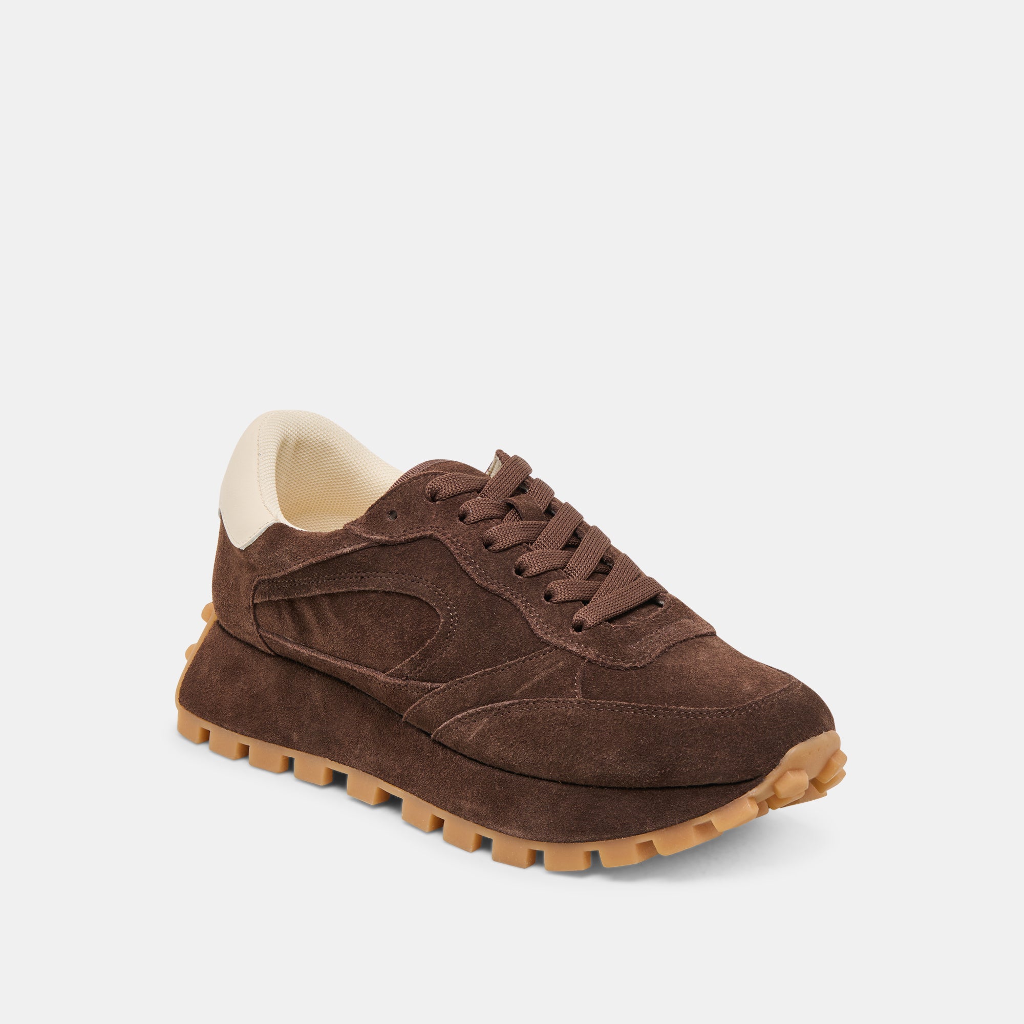 TRICIA SNEAKERS DK BROWN SUEDE - Image 2