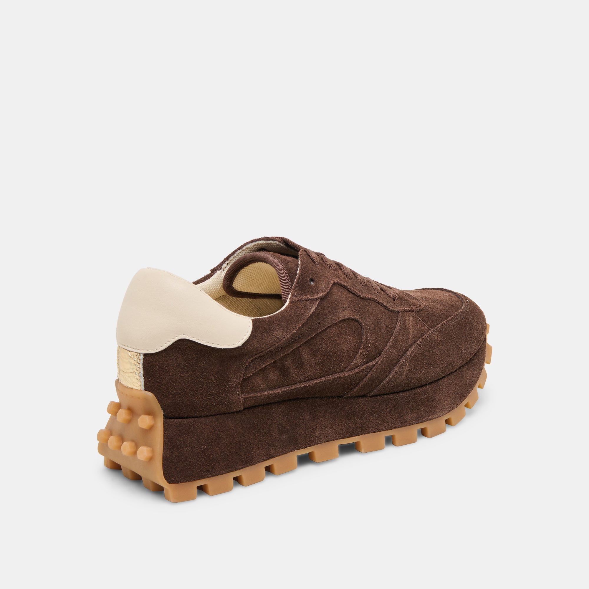 TRICIA SNEAKERS DK BROWN SUEDE - Image 3