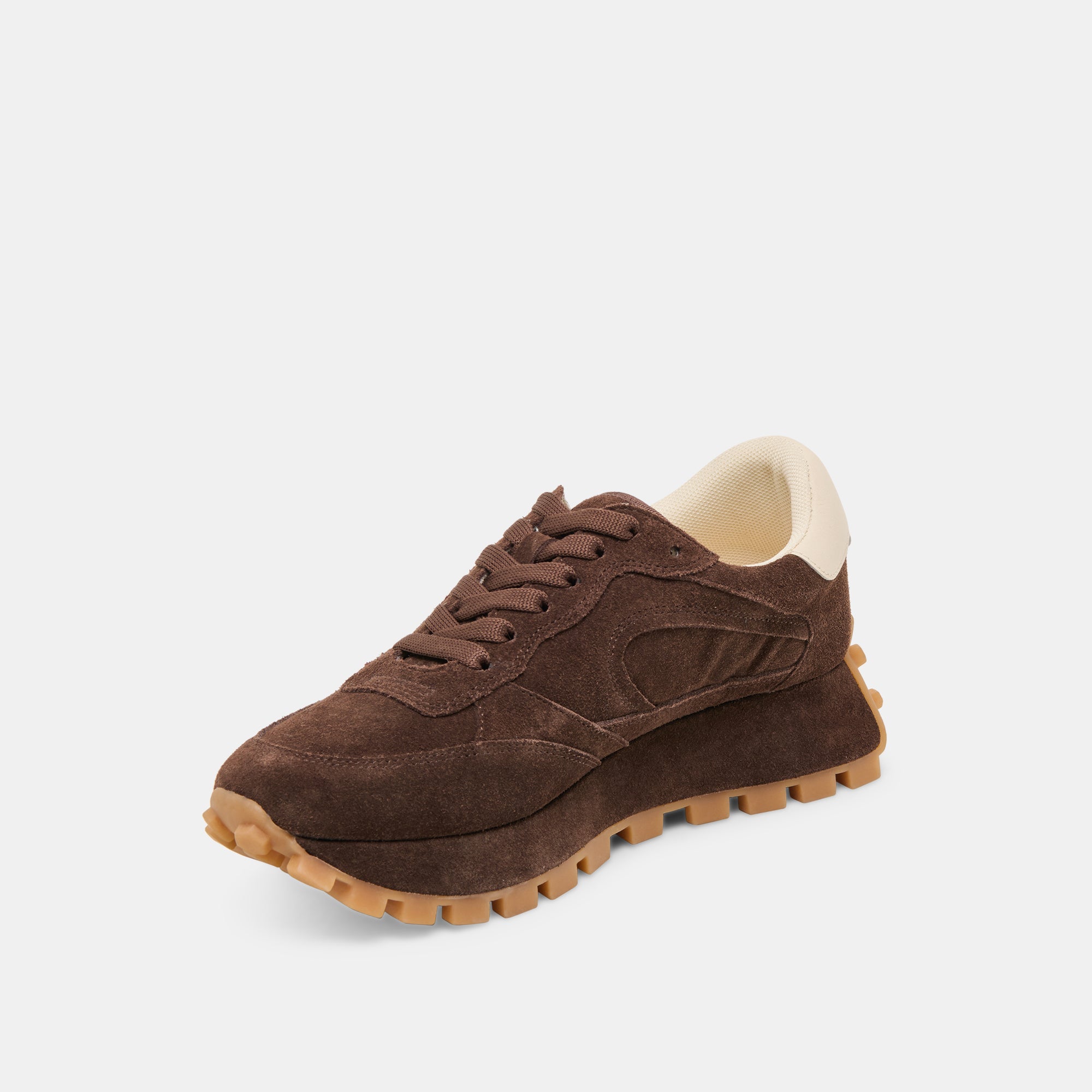 TRICIA SNEAKERS DK BROWN SUEDE - Image 4