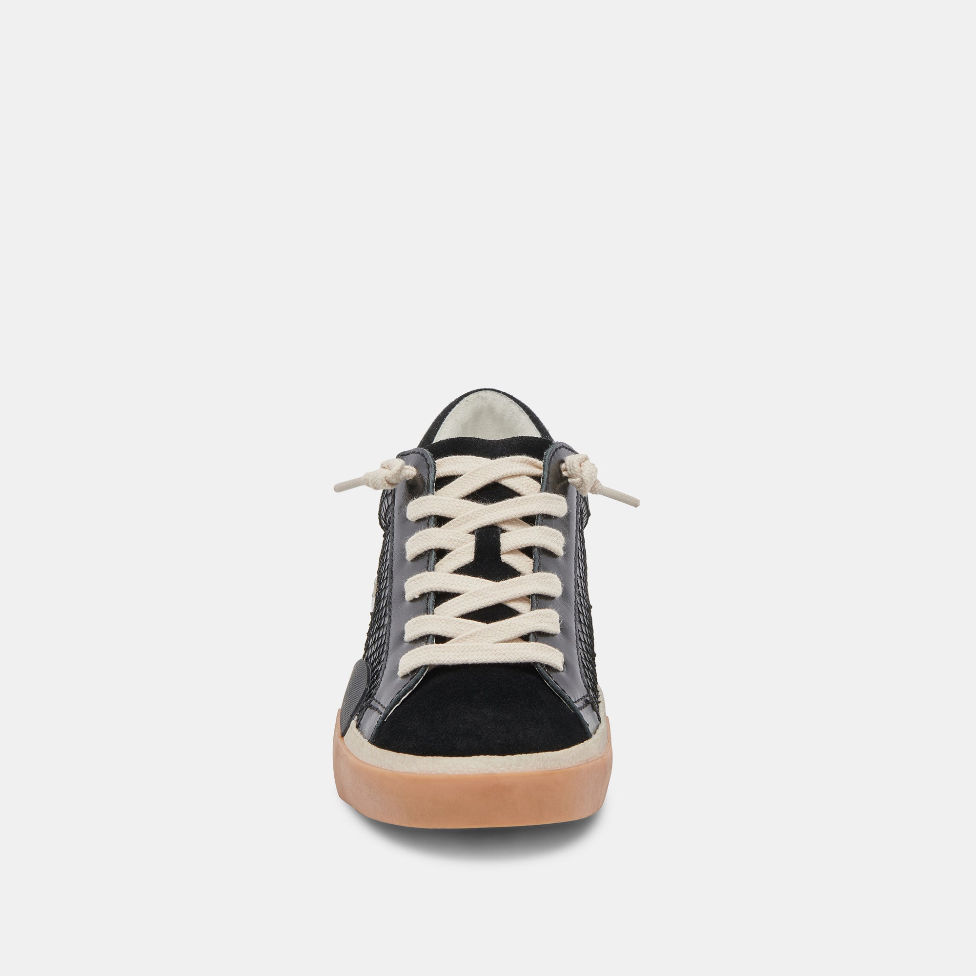 ZINA SNEAKERS ONYX EMBOSSED LEATHER - Image 7