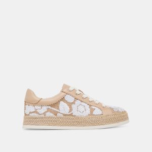 AZALIA SNEAKERS NATURAL MULTI FLORAL SEQUIN - re:vita