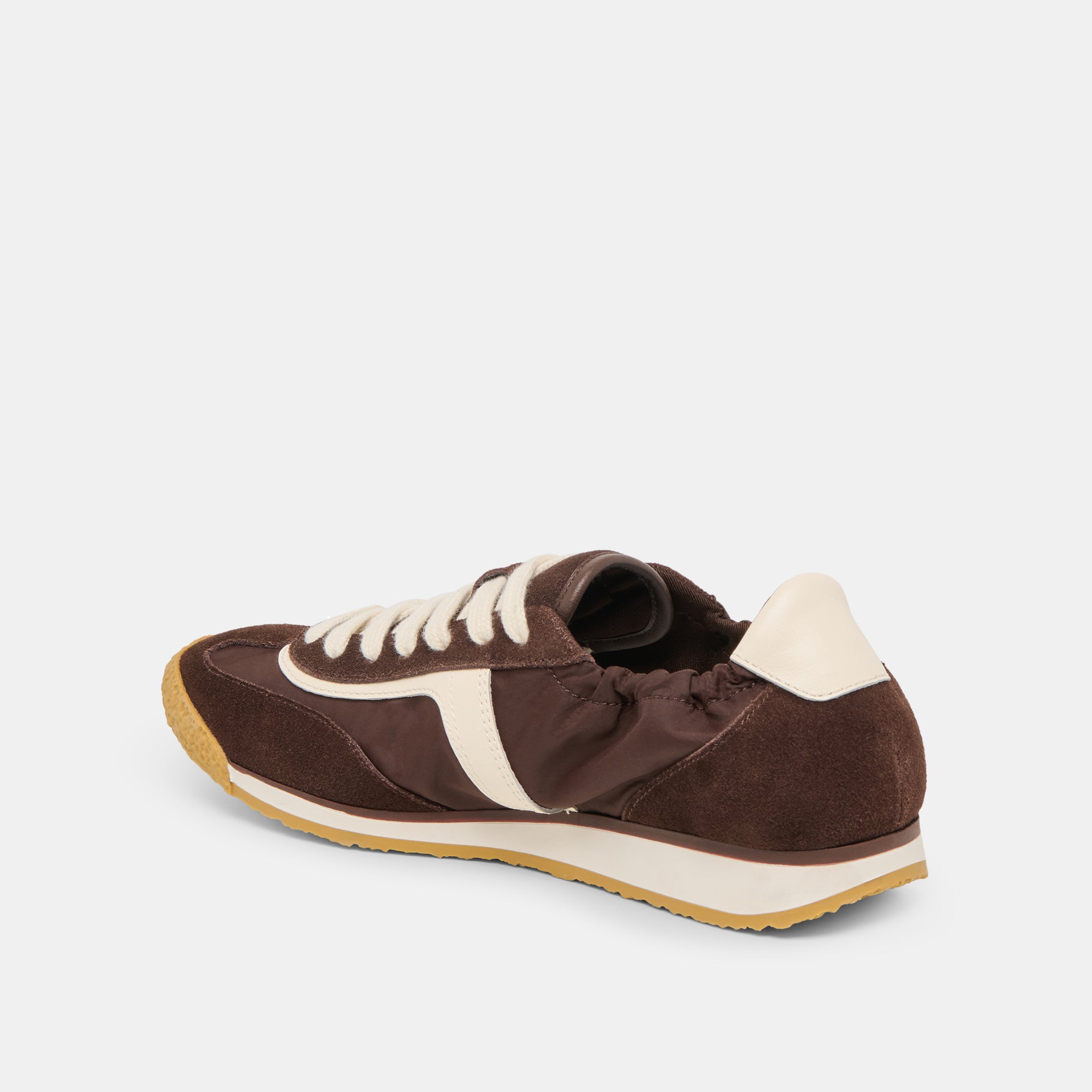 SARIYA SNEAKERS DK BROWN NYLON - Image 7