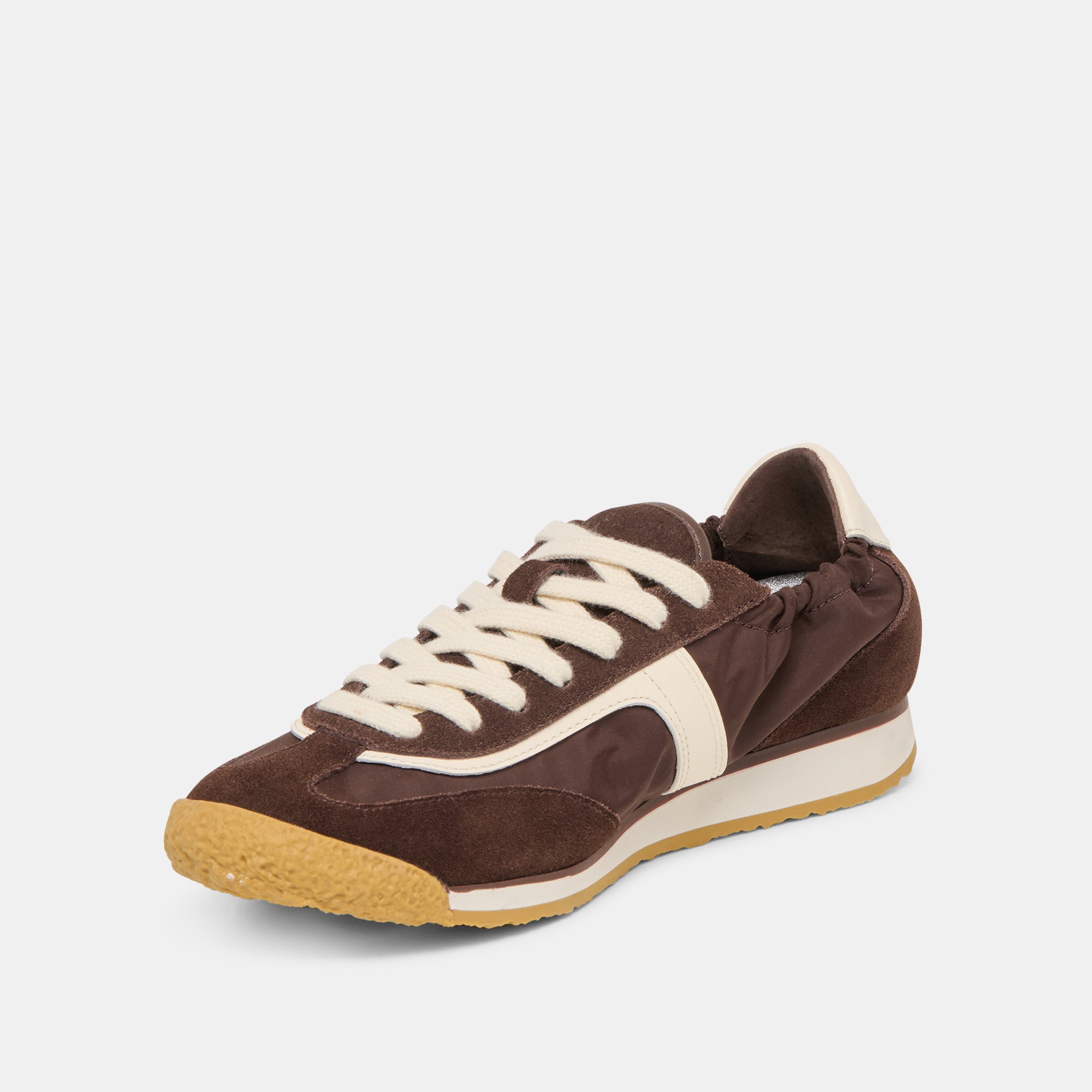 SARIYA SNEAKERS DK BROWN NYLON - Image 6